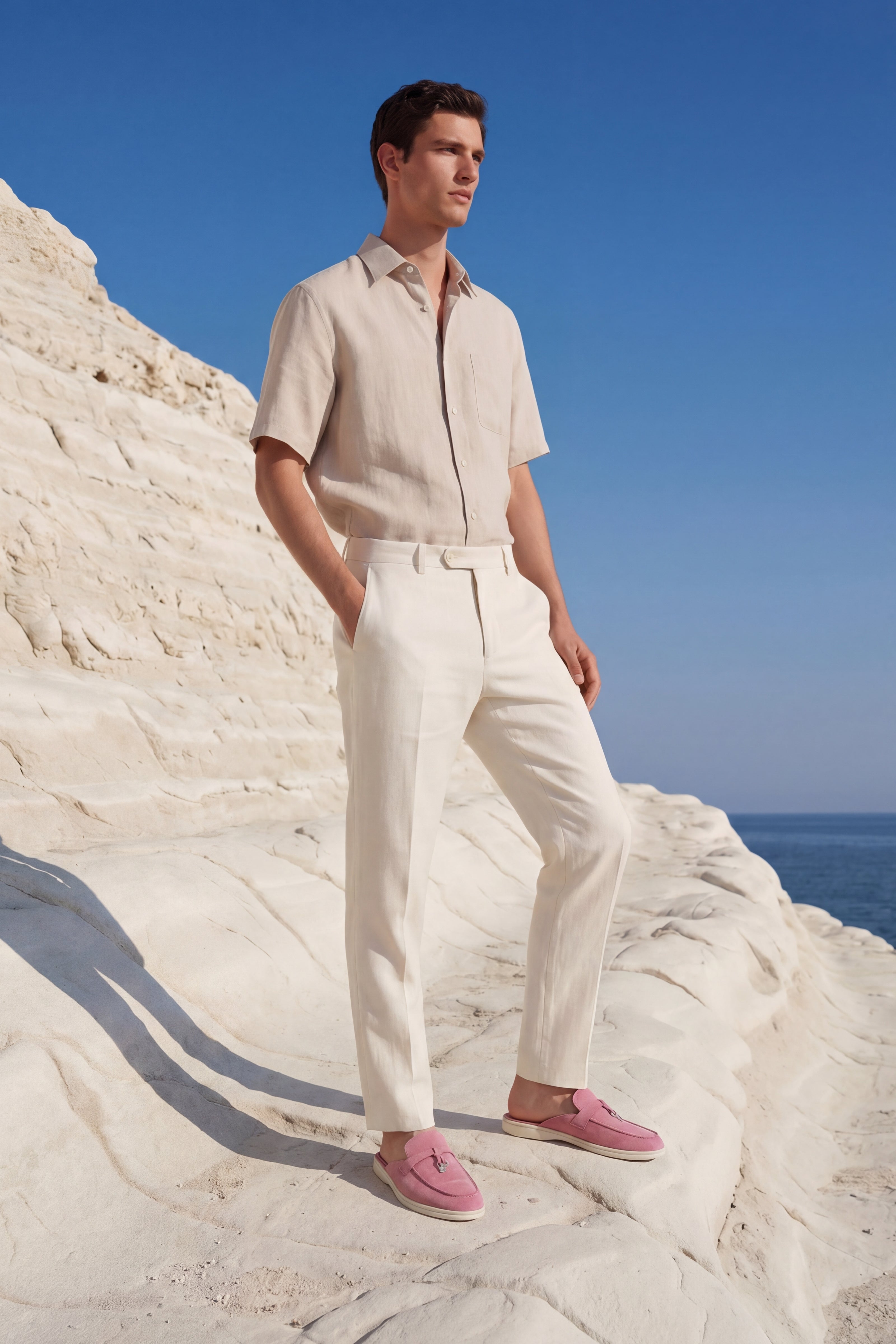 Maretti Buckle Mule Pink