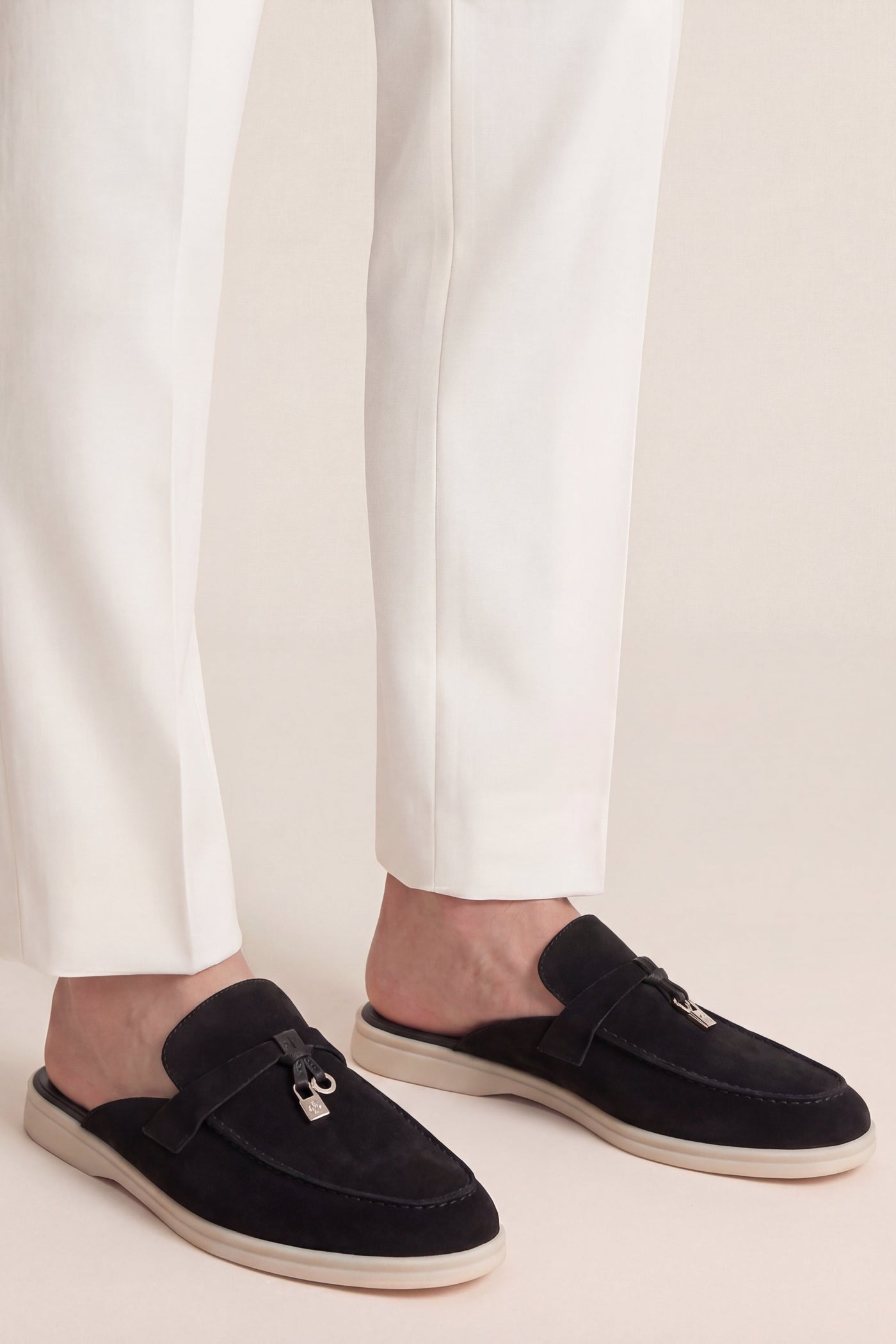 The Portopalo Set — Maretti Buckle Mule Black