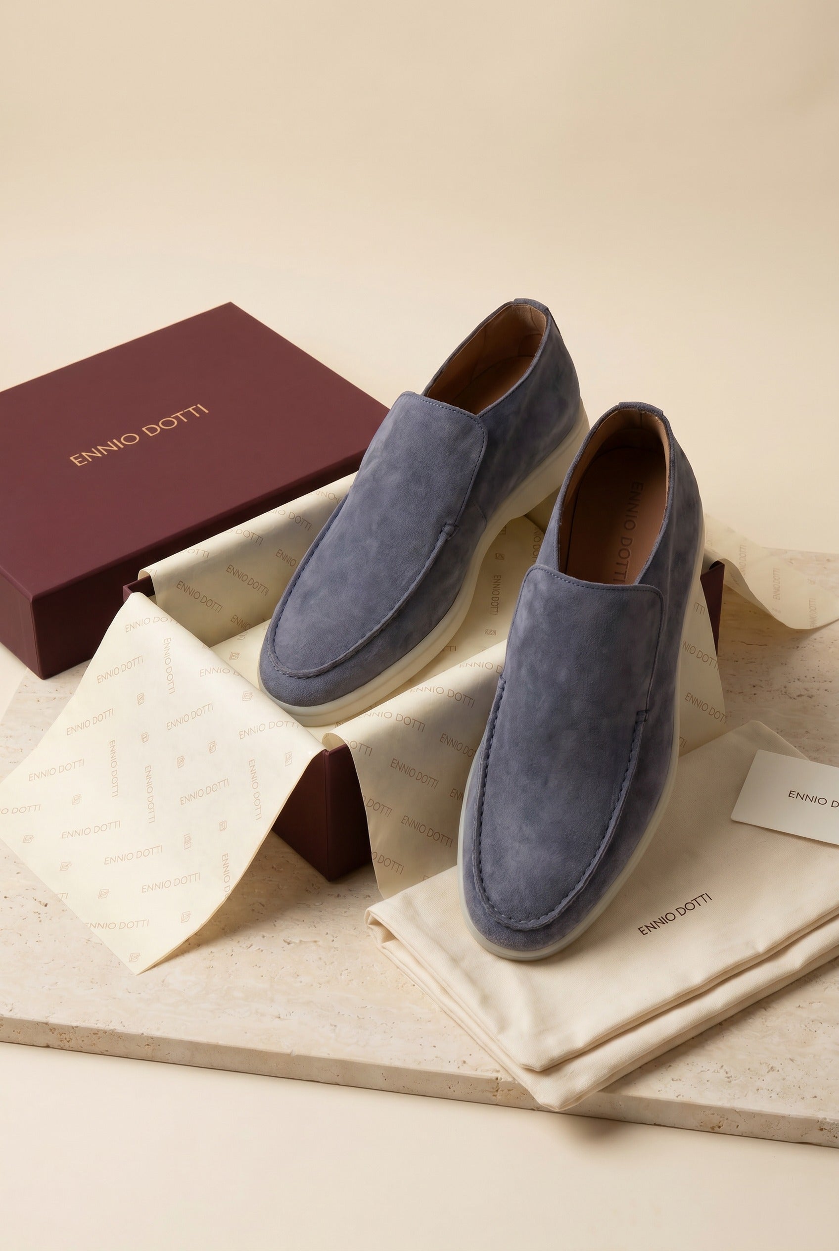 Arzano High Top Loafer Blue