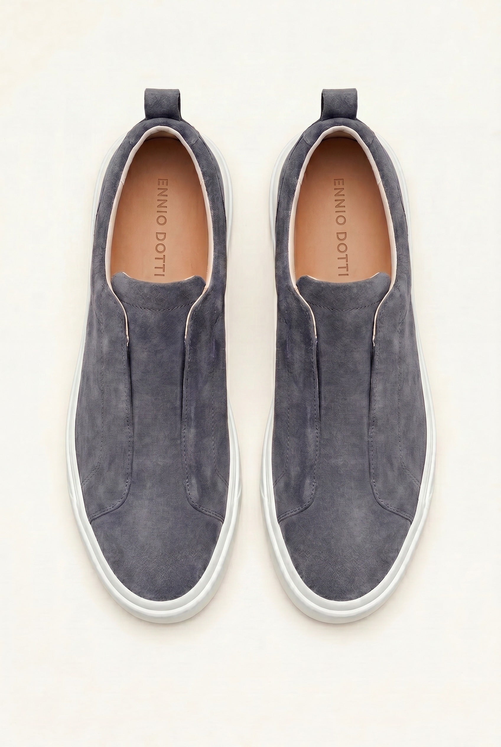 LeoMar V1 Suede Slip-On Grey