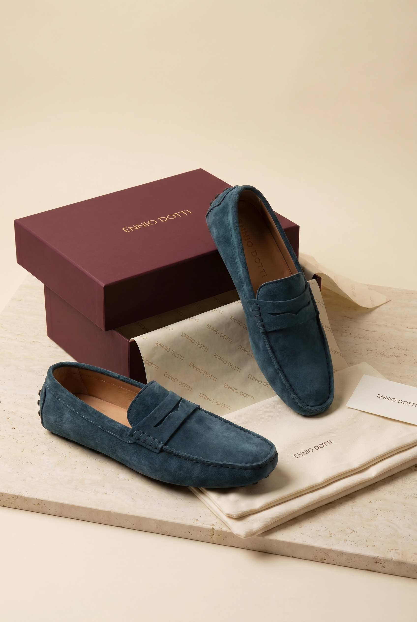 Ravino Driver Loafer Dark Teal