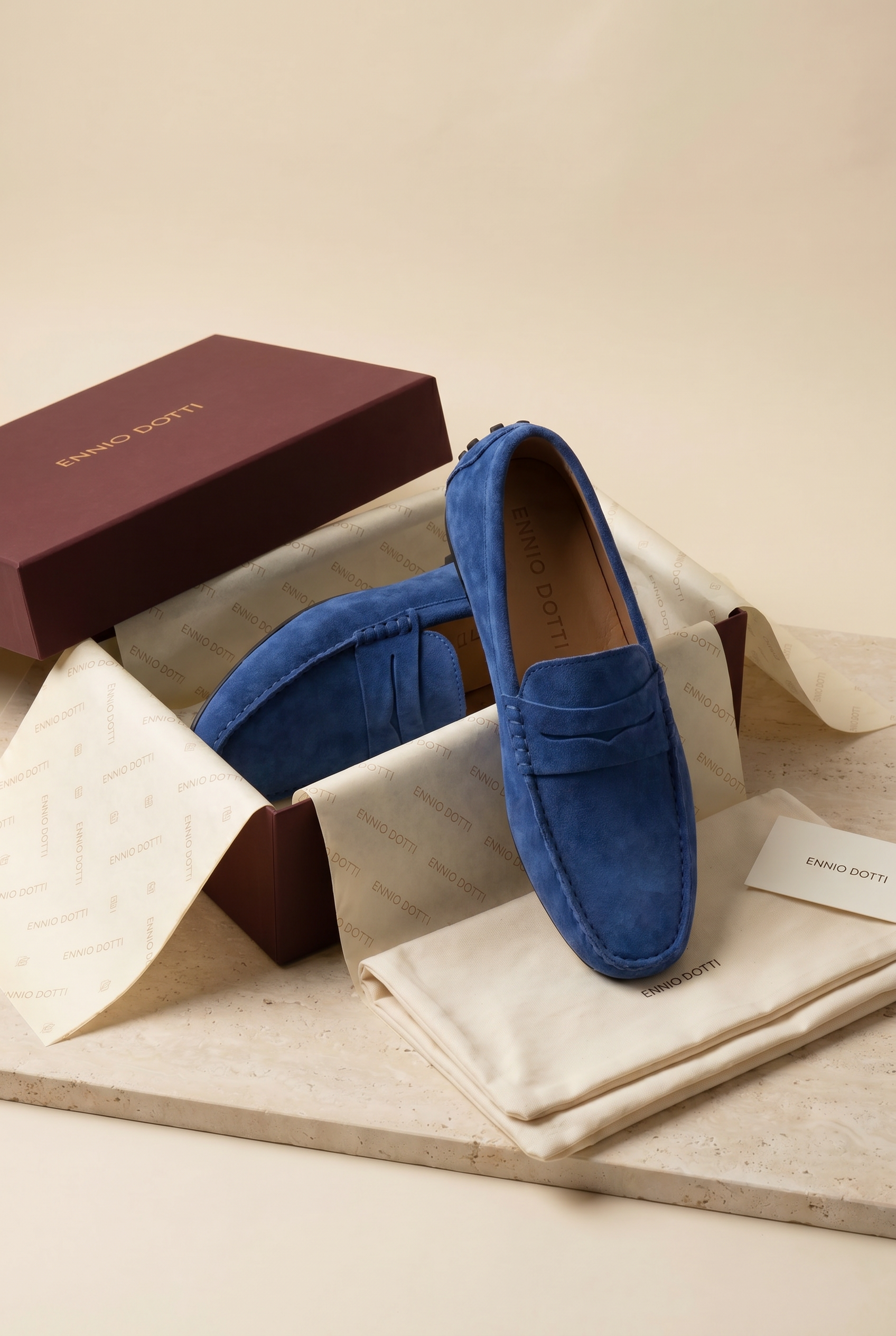 Ravino Driver Loafer Blue