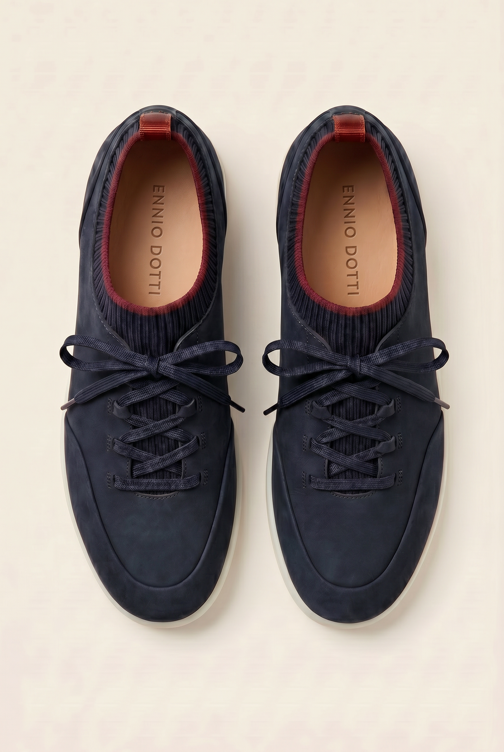 Solano Suede Slip-On Navy