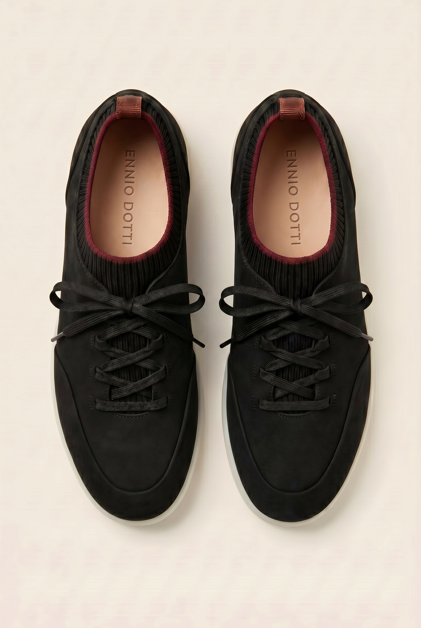 Solano Suede Slip-On Black