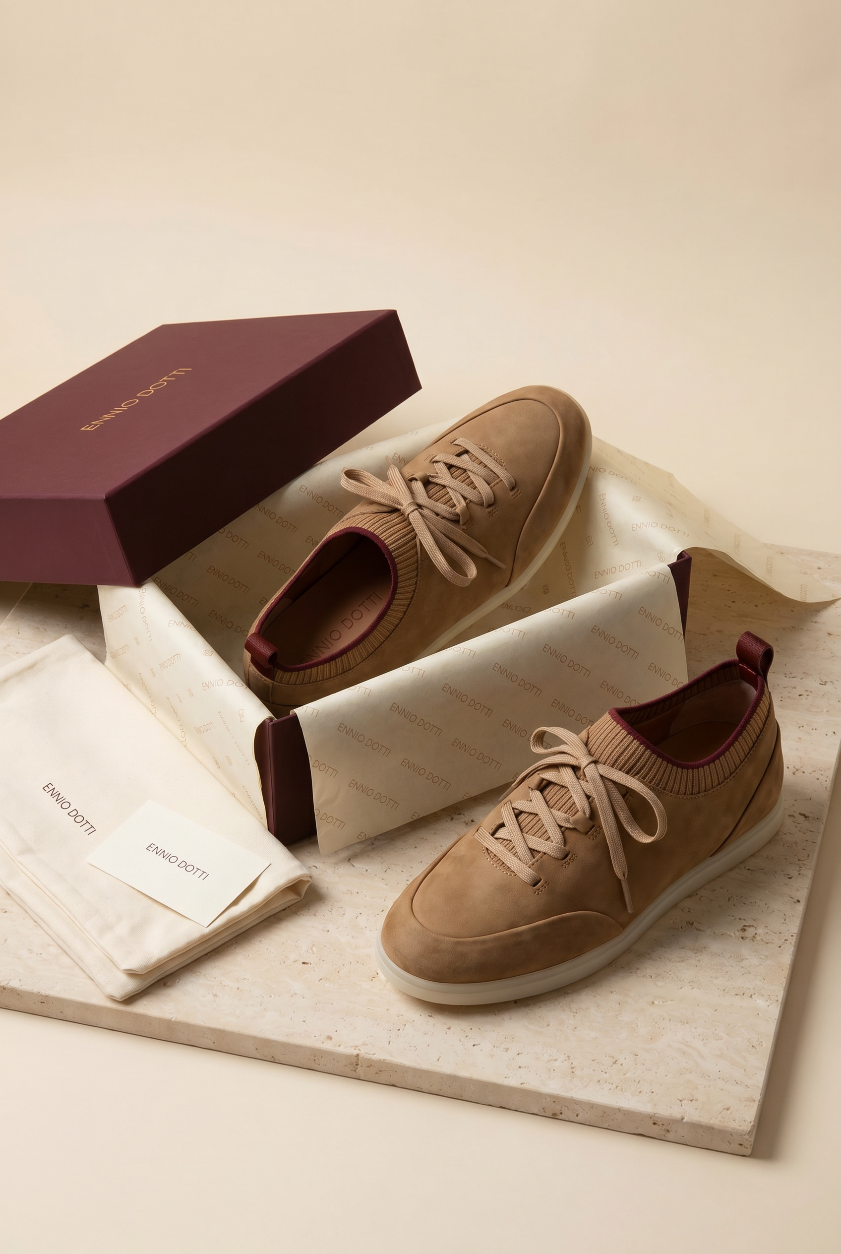Solano Suede Slip-On Camel
