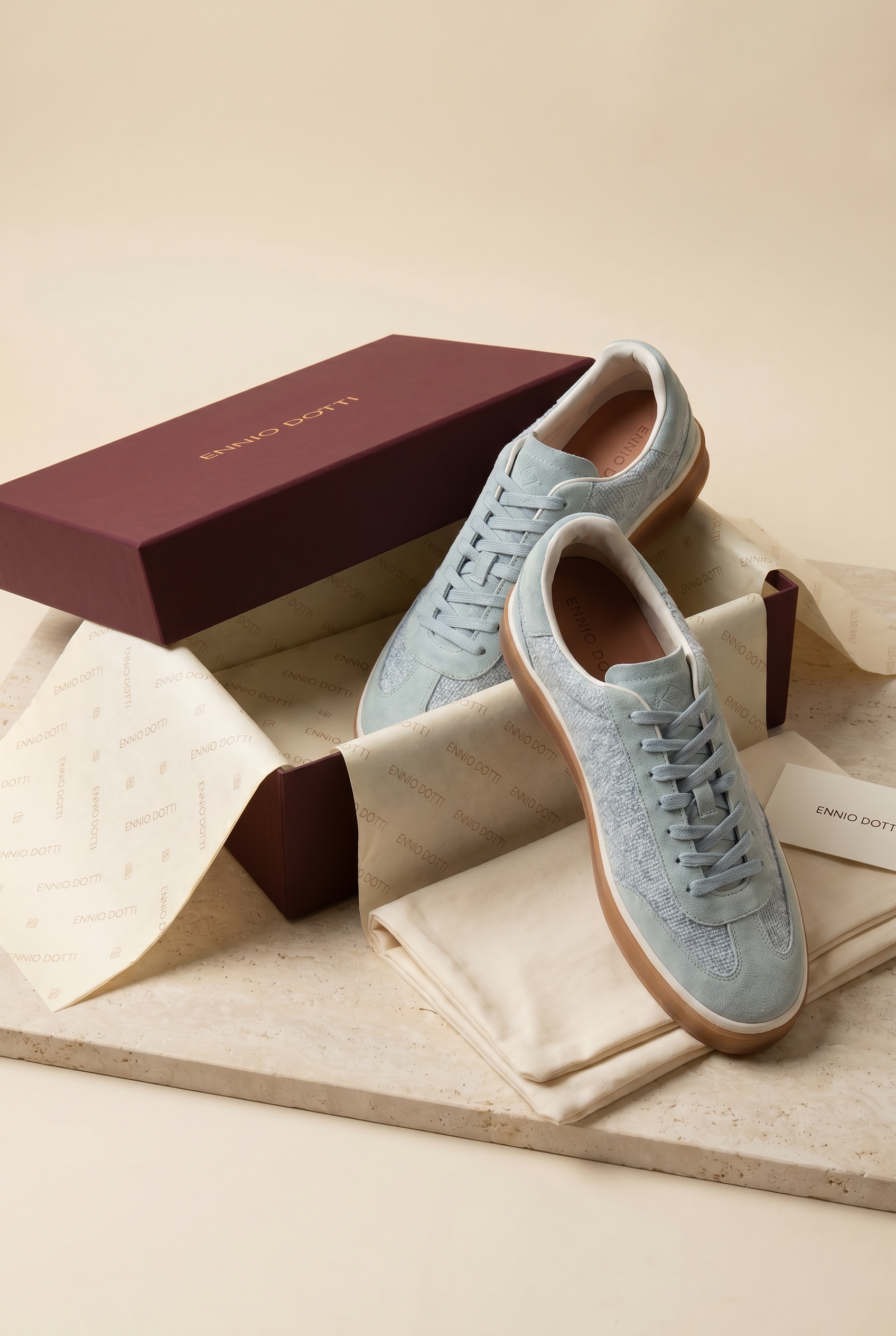 Varello Tennis Walk Sneaker Light Blue