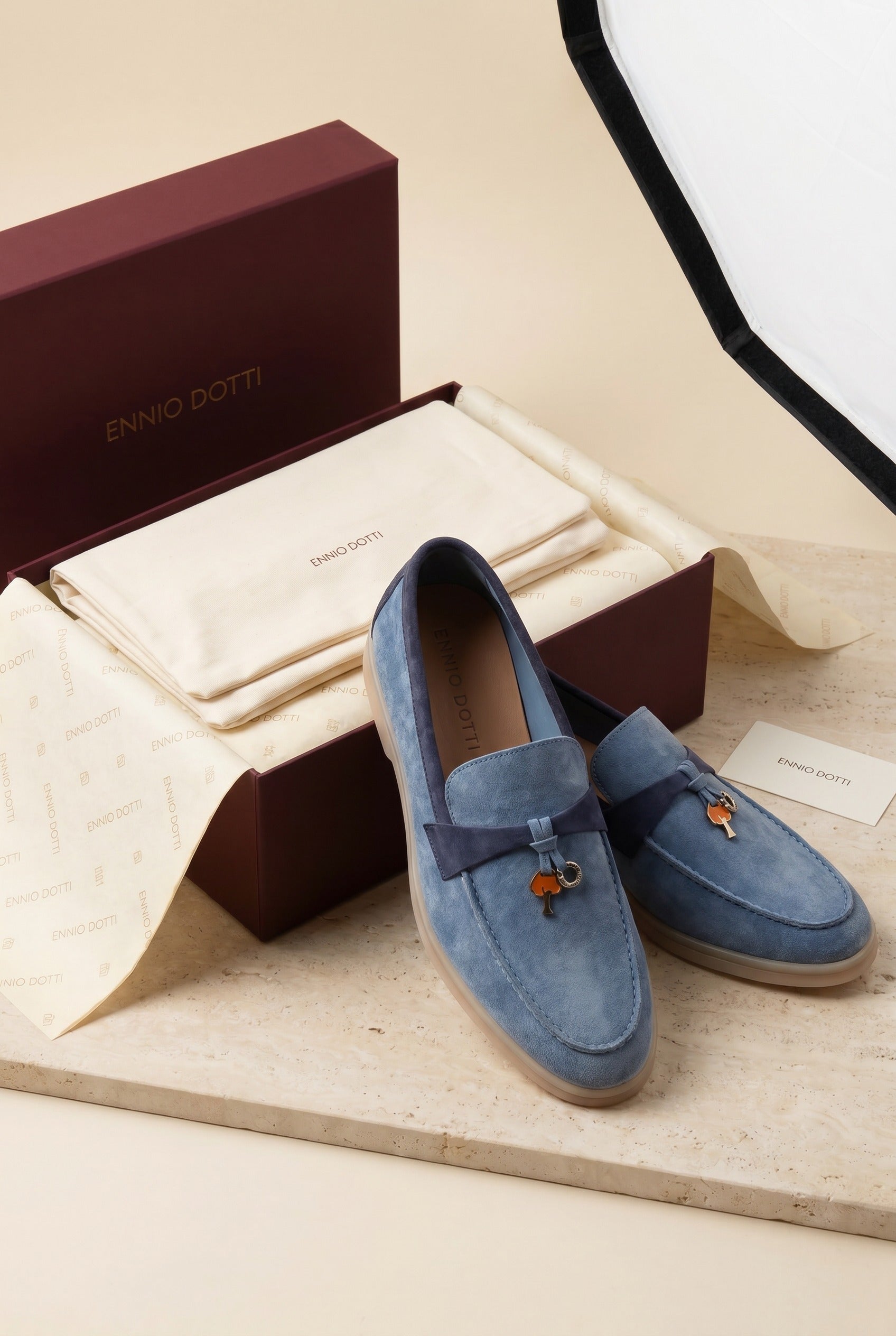 Avenza Buckle Loafer Ice Blue