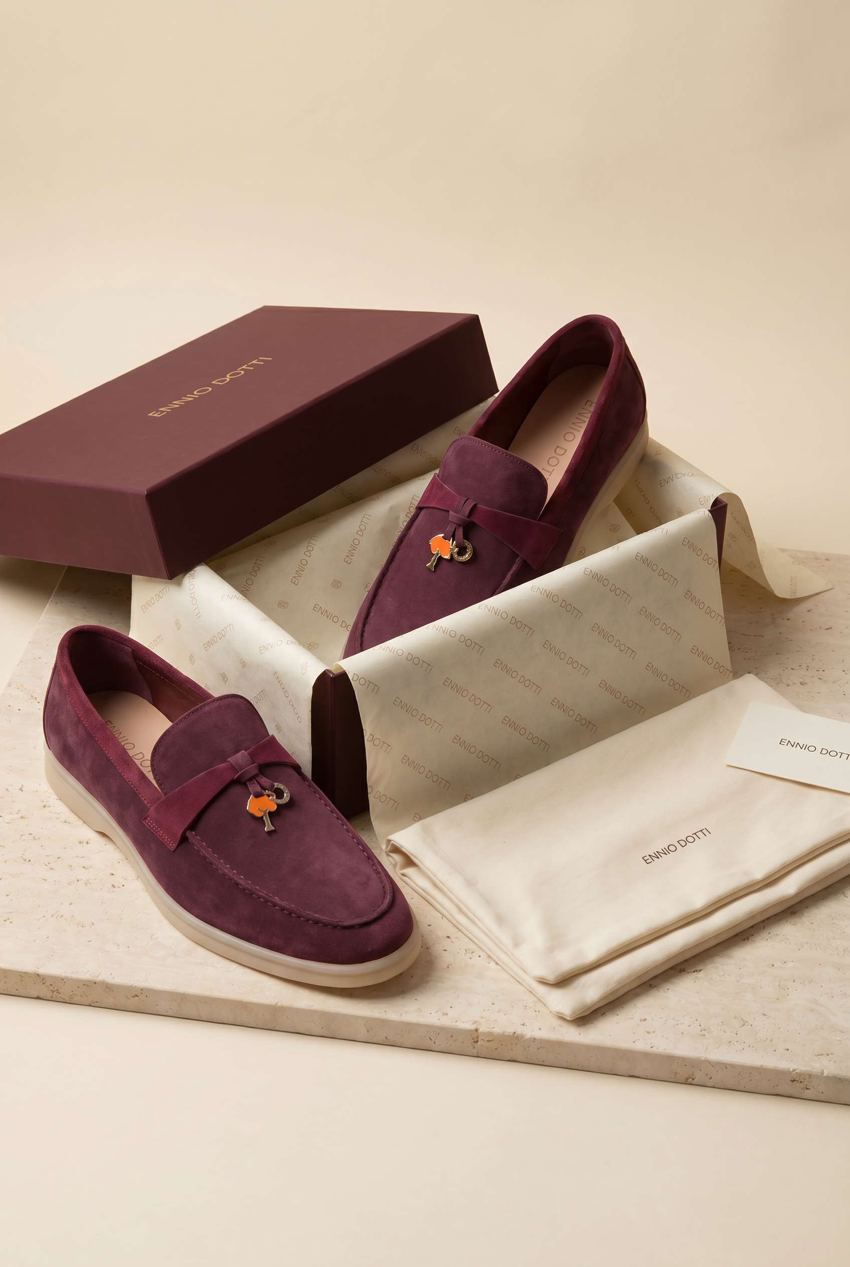 Avenza Buckle Loafer Burgundy