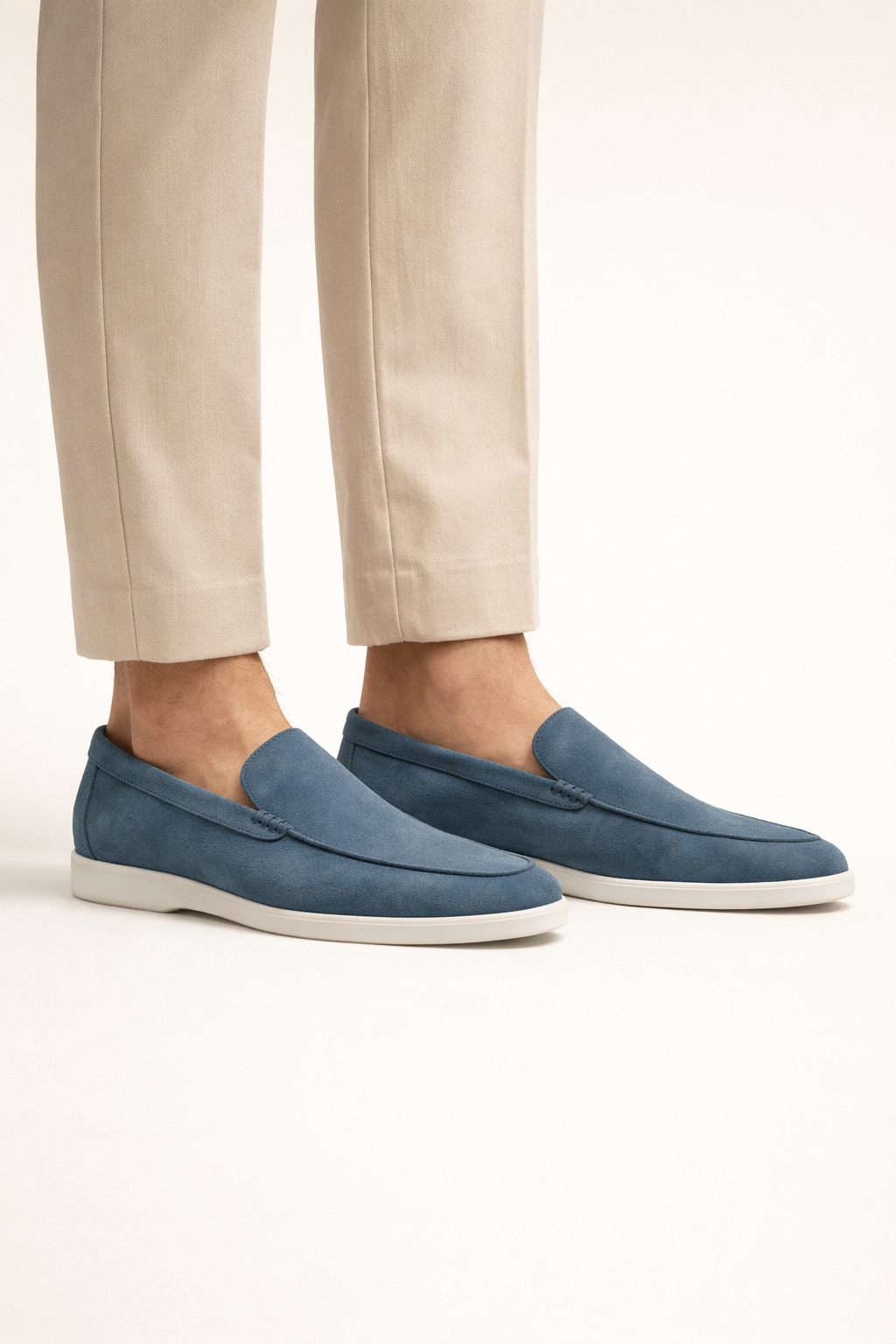 Ennio Suede Loafers Ocean Teal