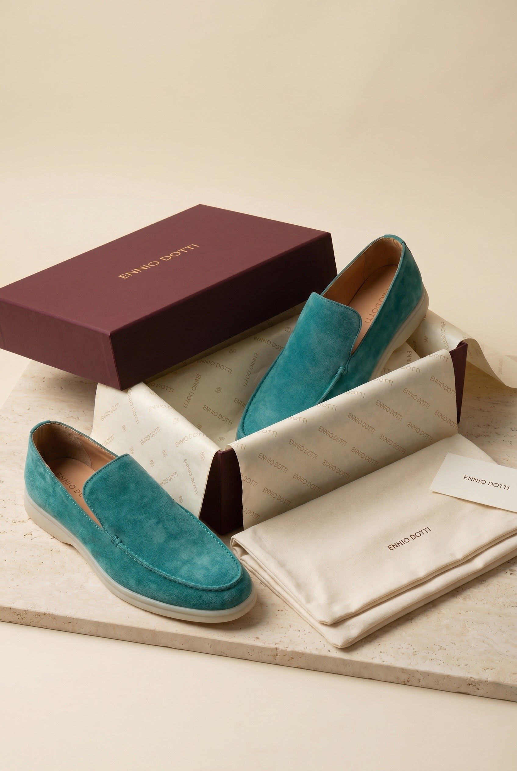 Arzano High Top Loafer Turquoise