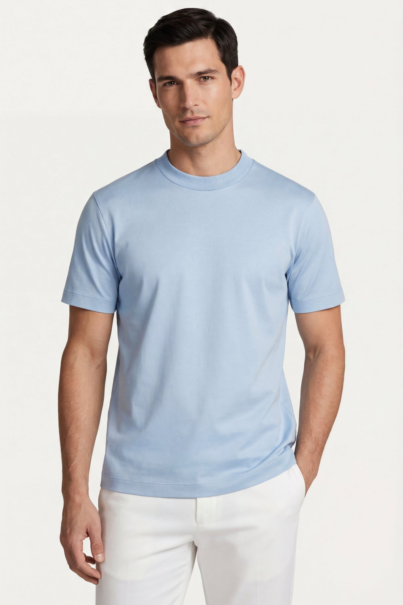 The Loano Set — Eterna Tee Ocean Blue