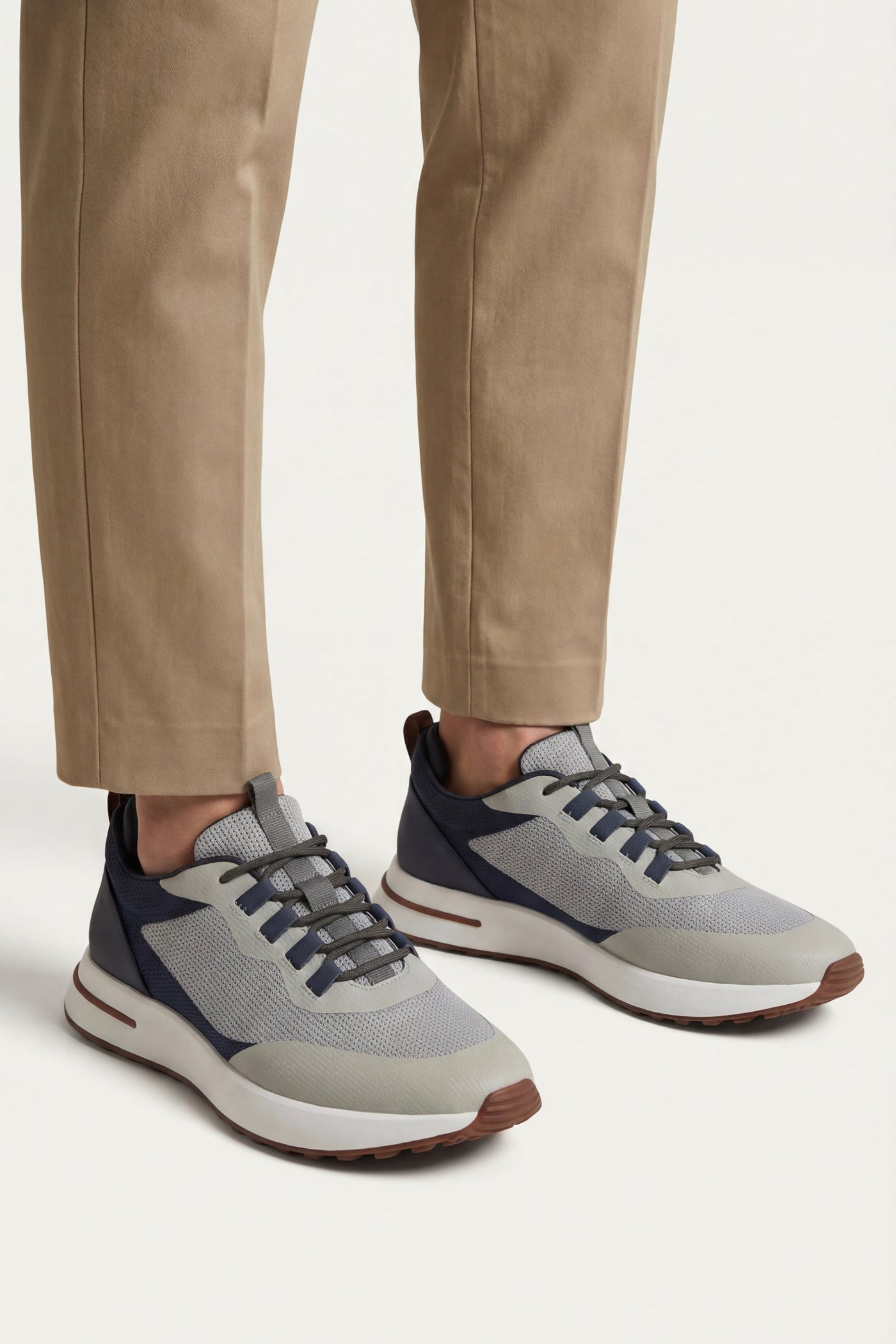The Volosko Set — Maretti Sneaker Navy Grey