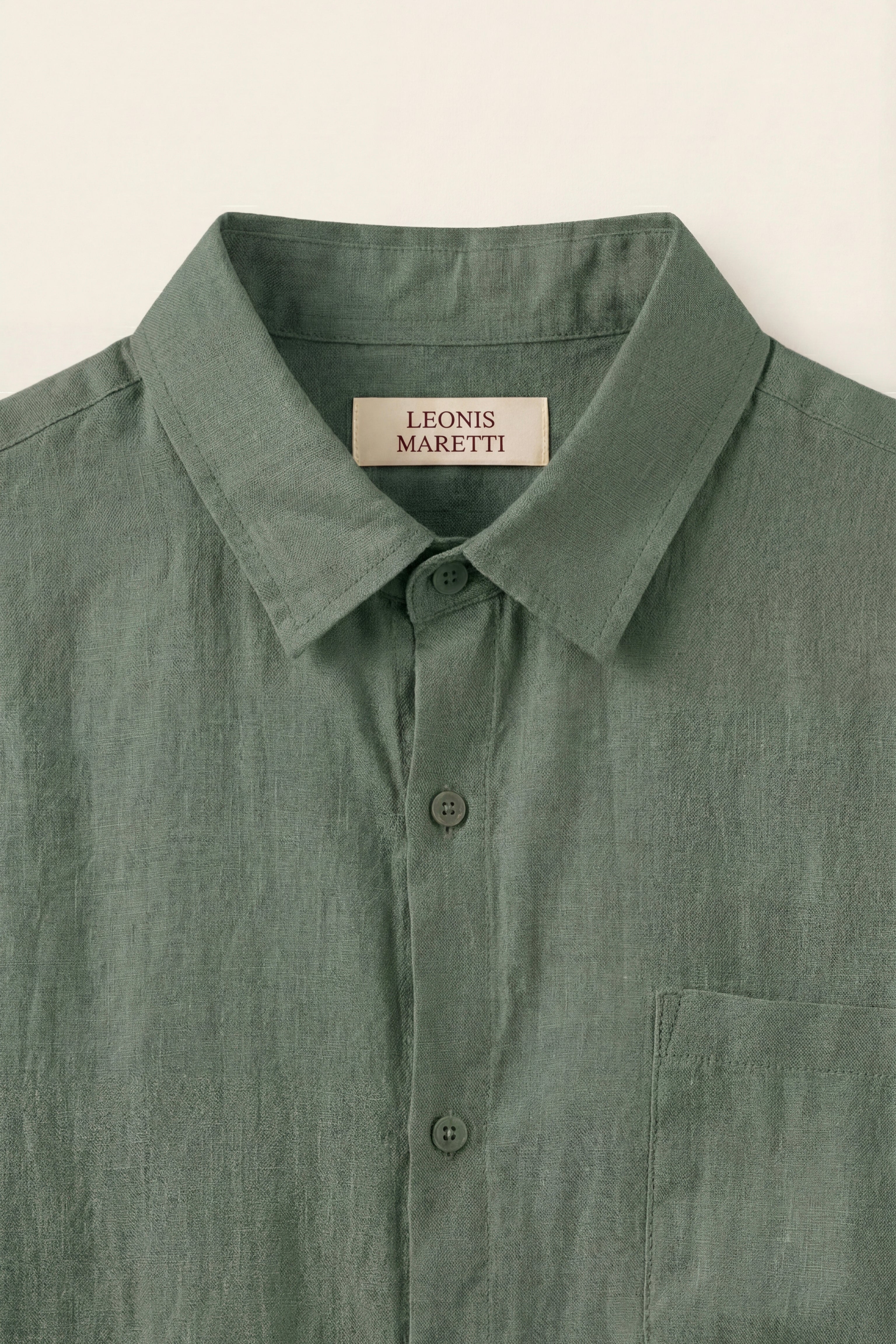Torino Linen Shirt Green