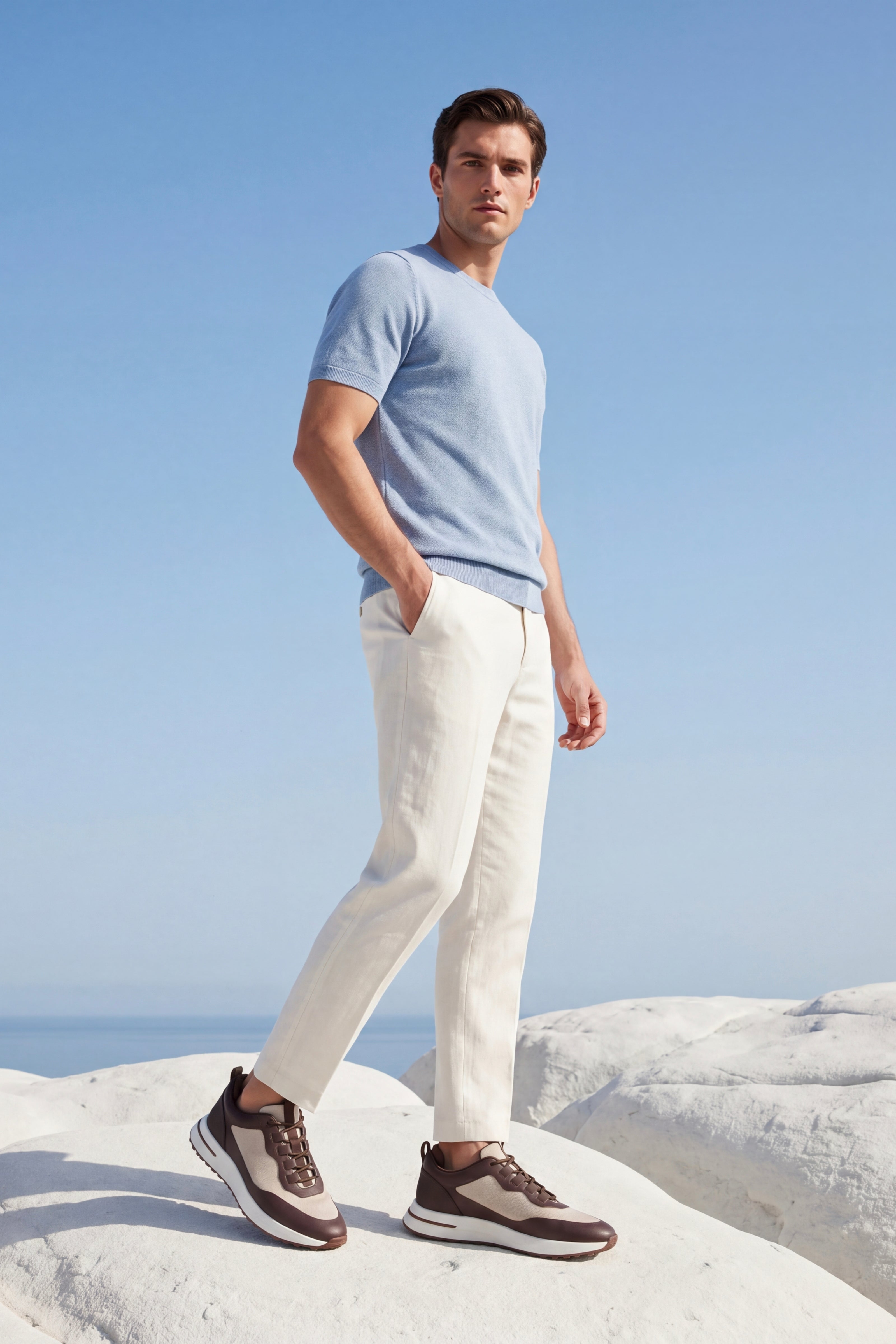Maretti Sneaker Taupe