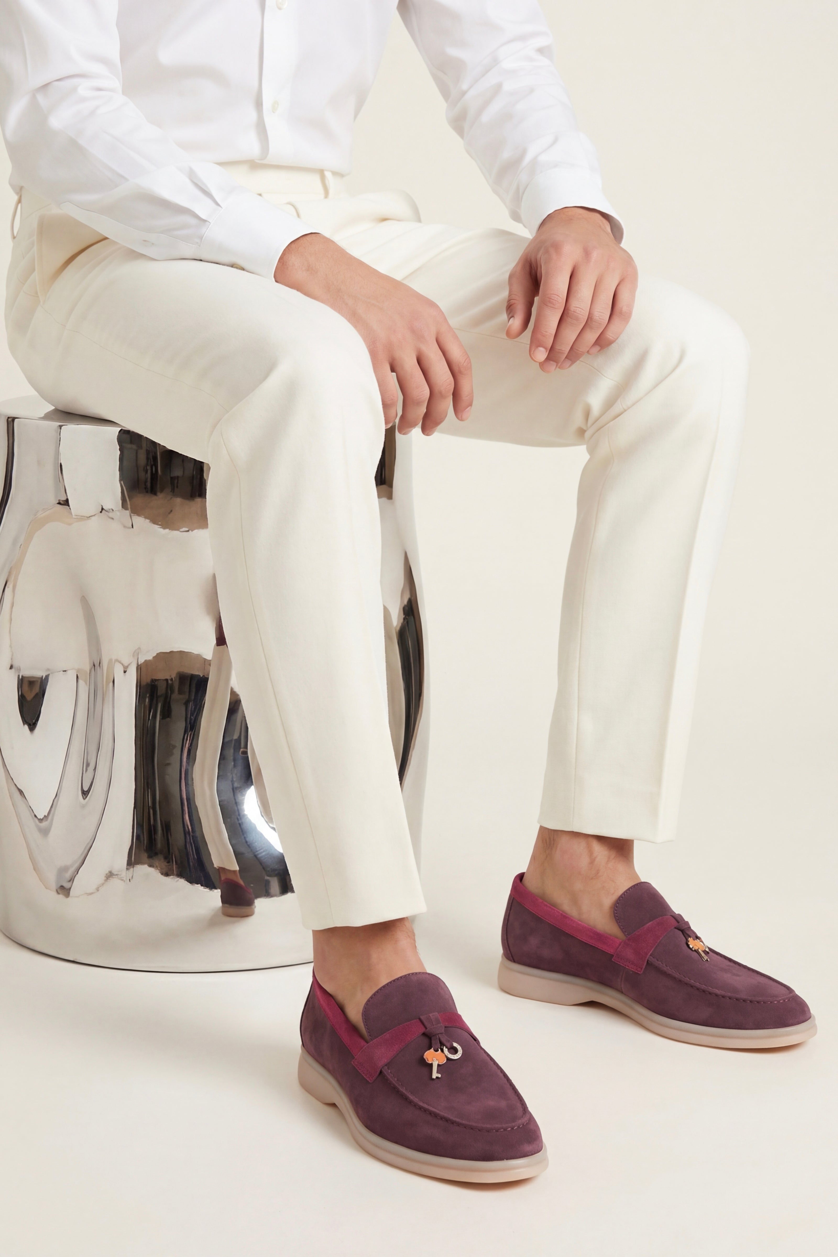 Avenza Buckle Loafer Burgundy