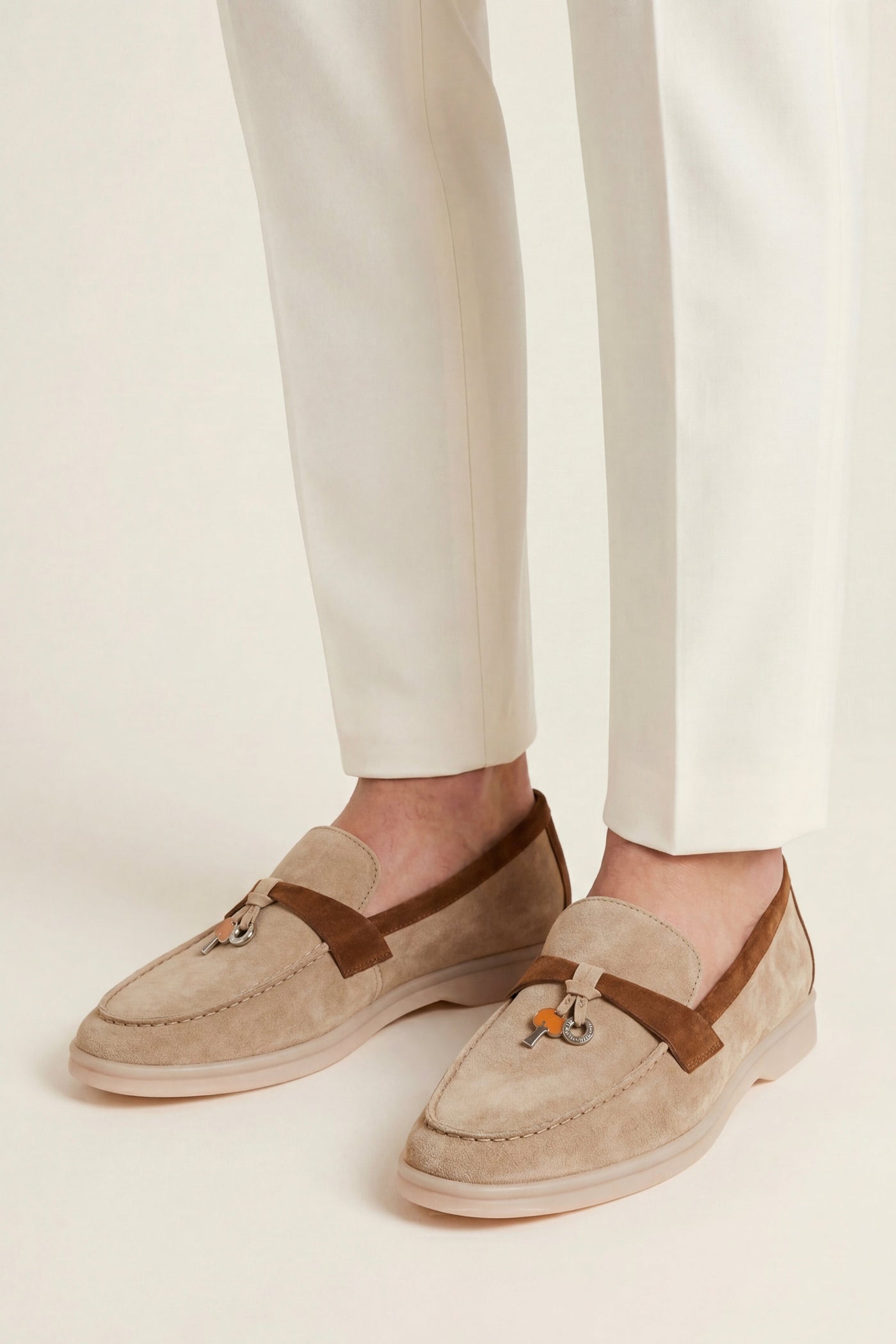The Sorso Set — Avenza Buckle Loafer Beige