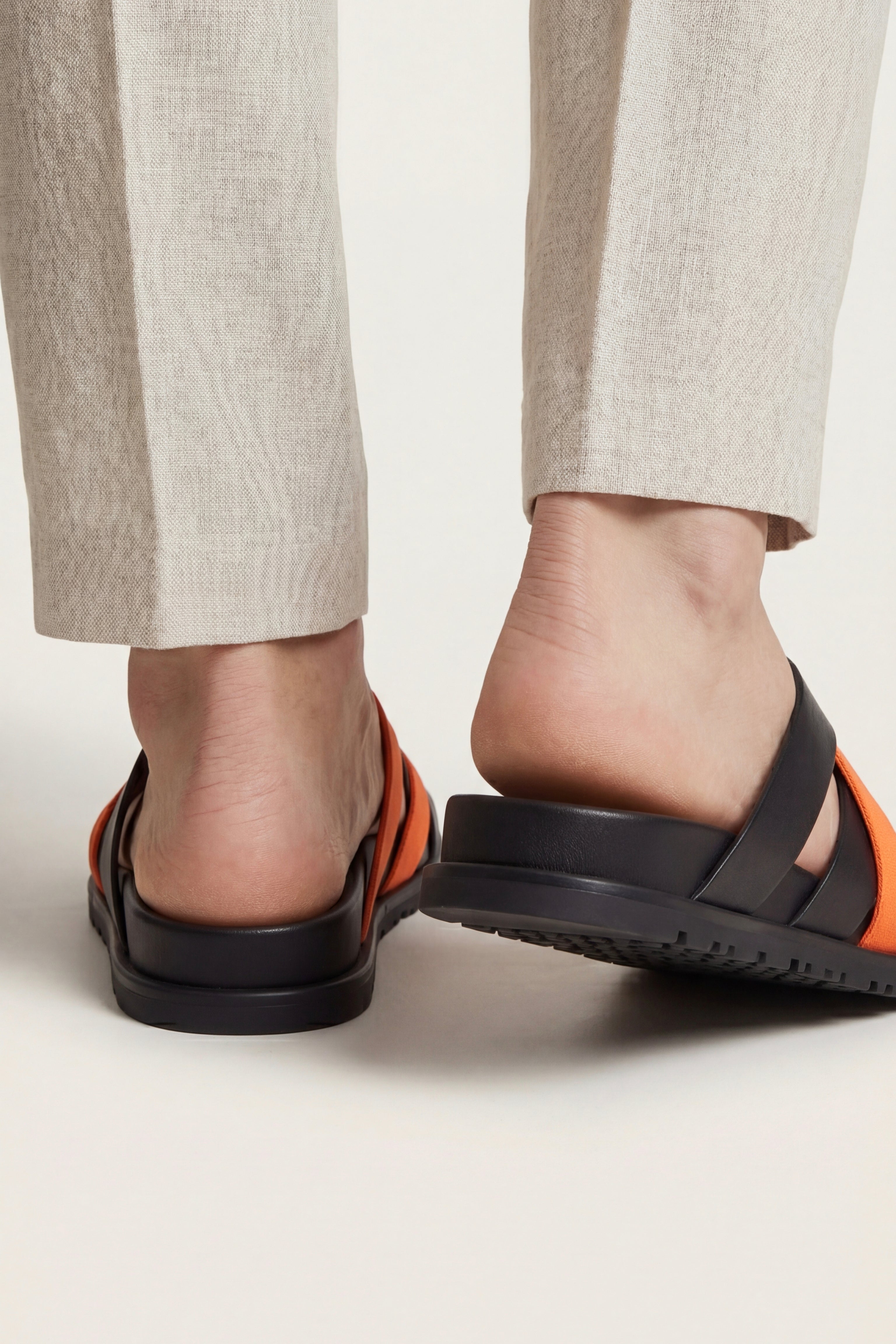 Tuscana Sandal Black/Orange
