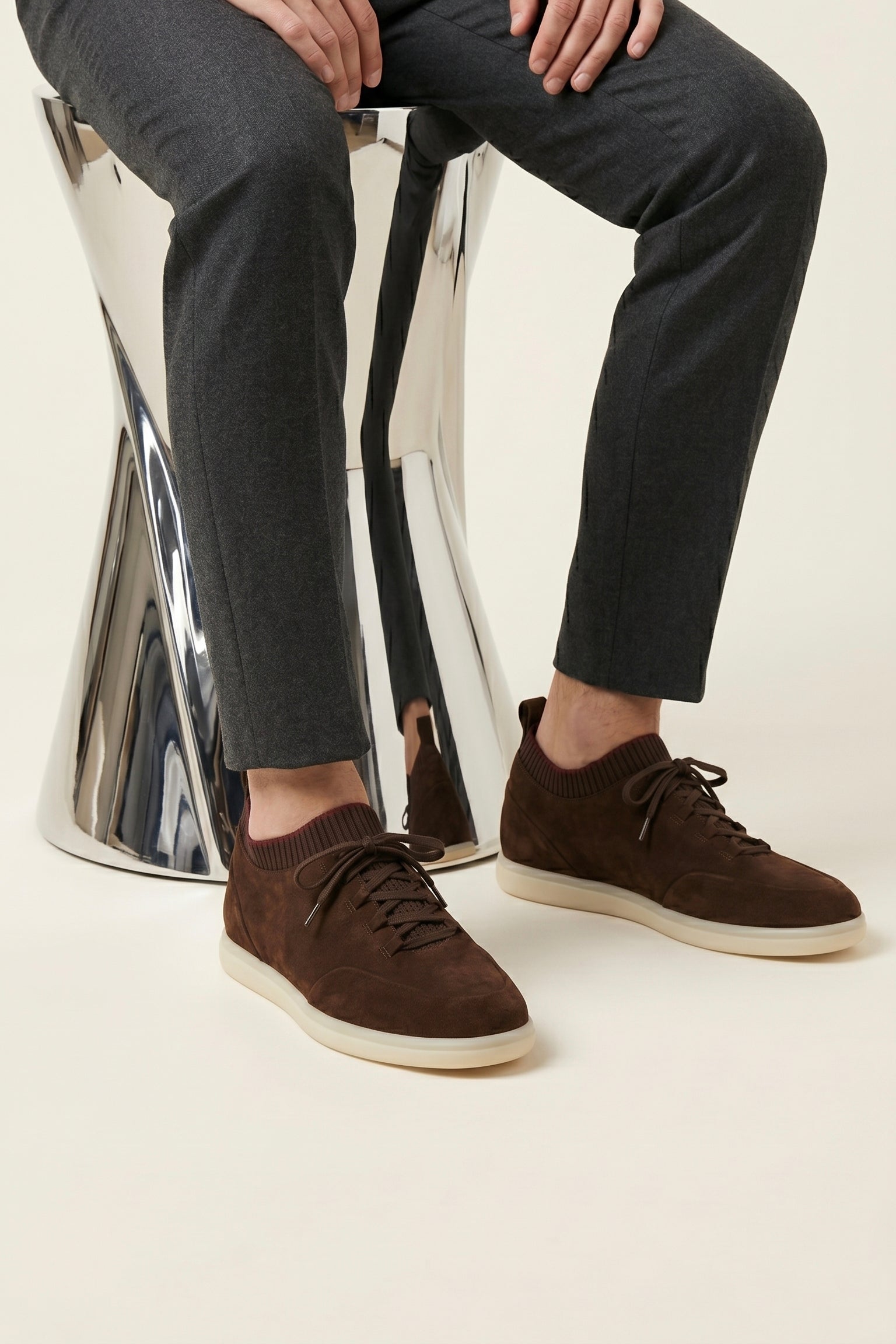 Solano Suede Slip-On Dark Brown