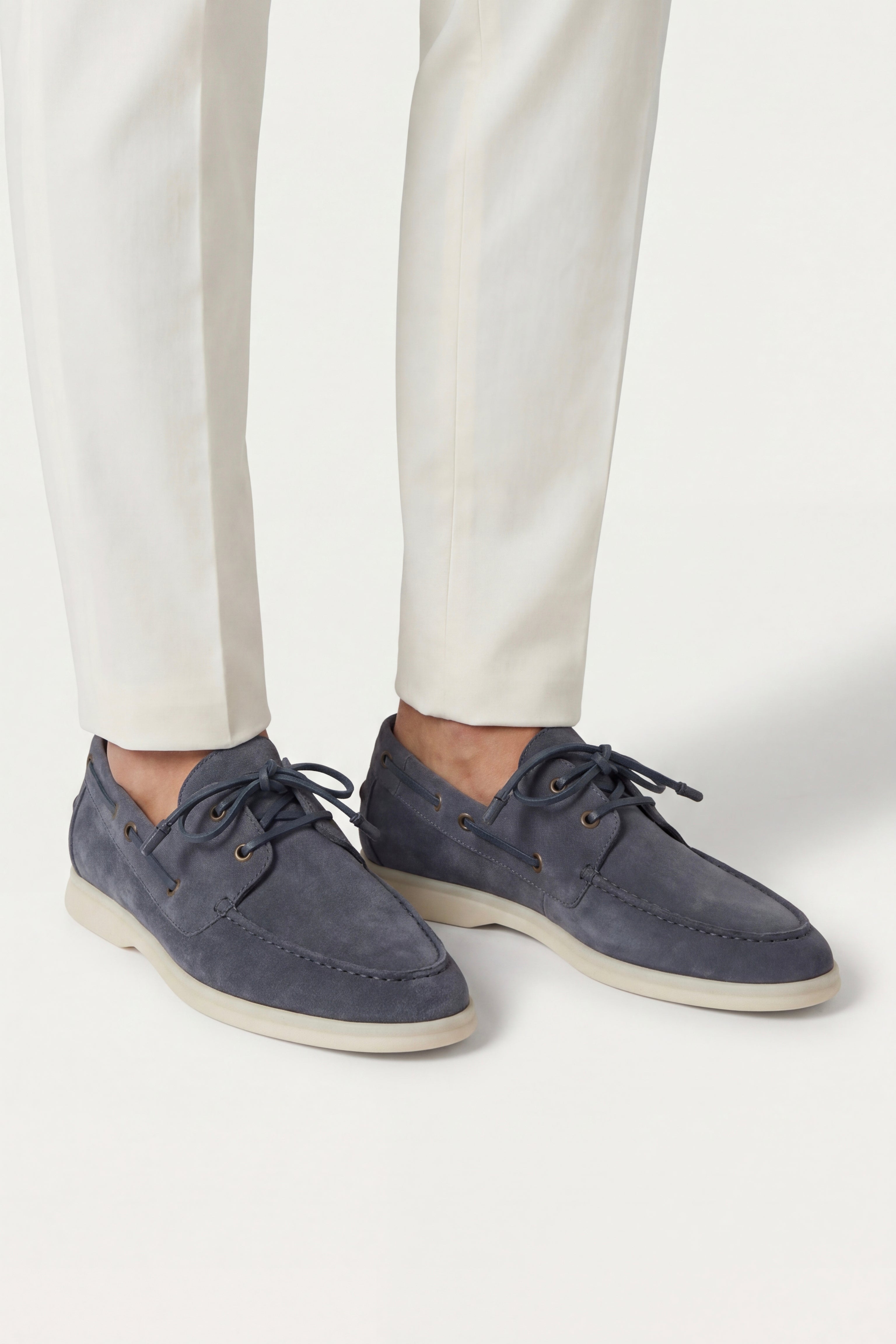 Marina Yacht Walk Suede Loafer Blue