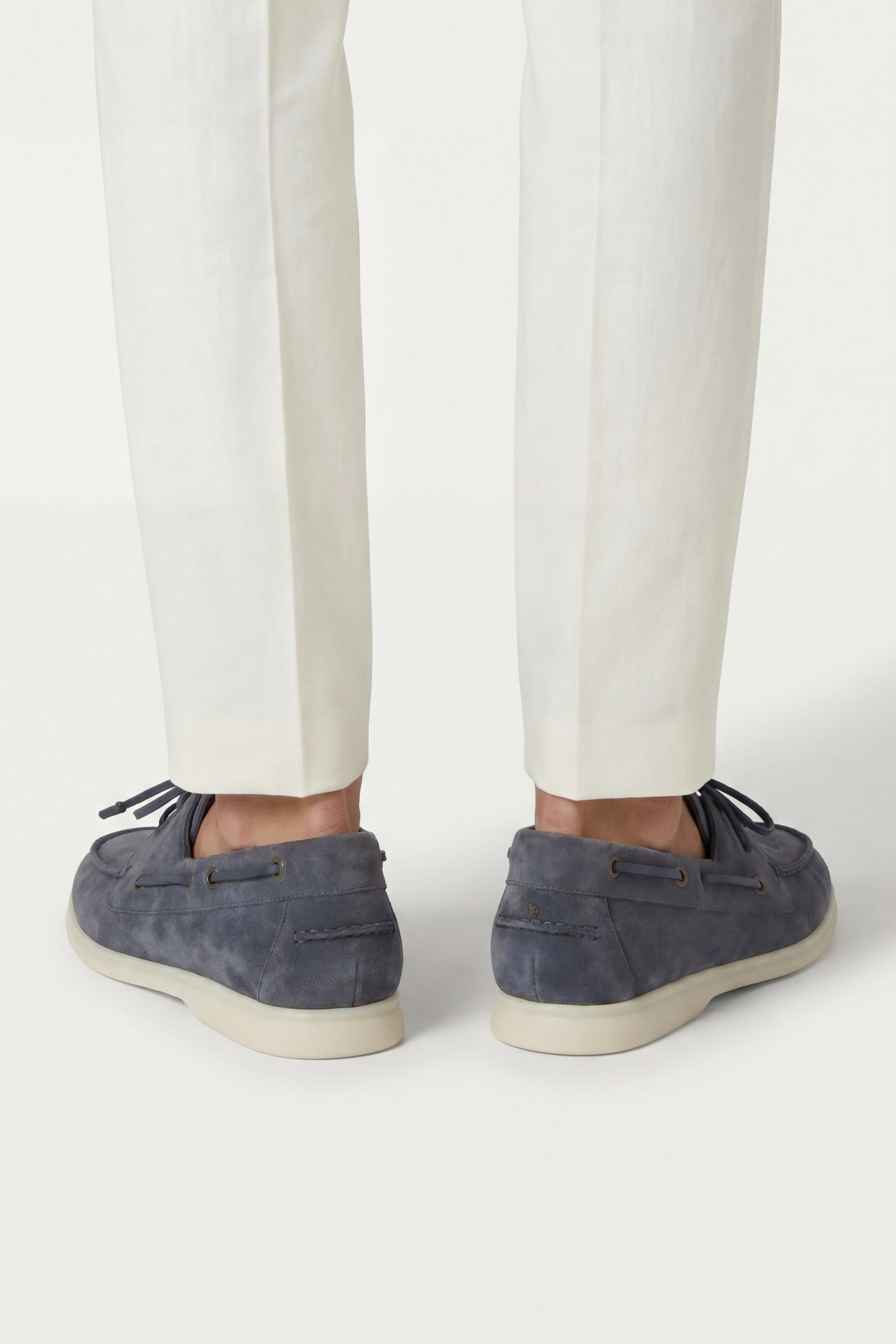 Marina Yacht Walk Suede Loafer Blue
