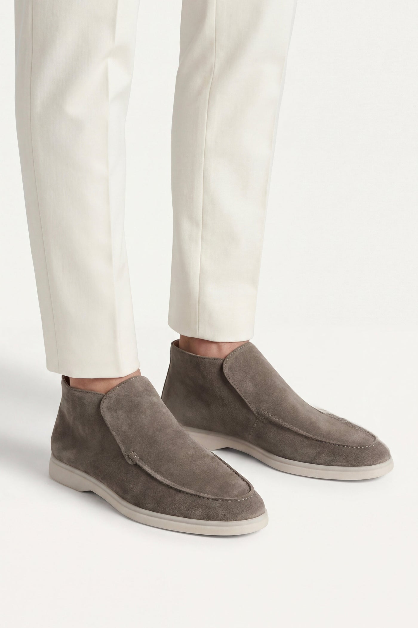 The Acciaroli Set — Arzano High Top Loafer Olive Green