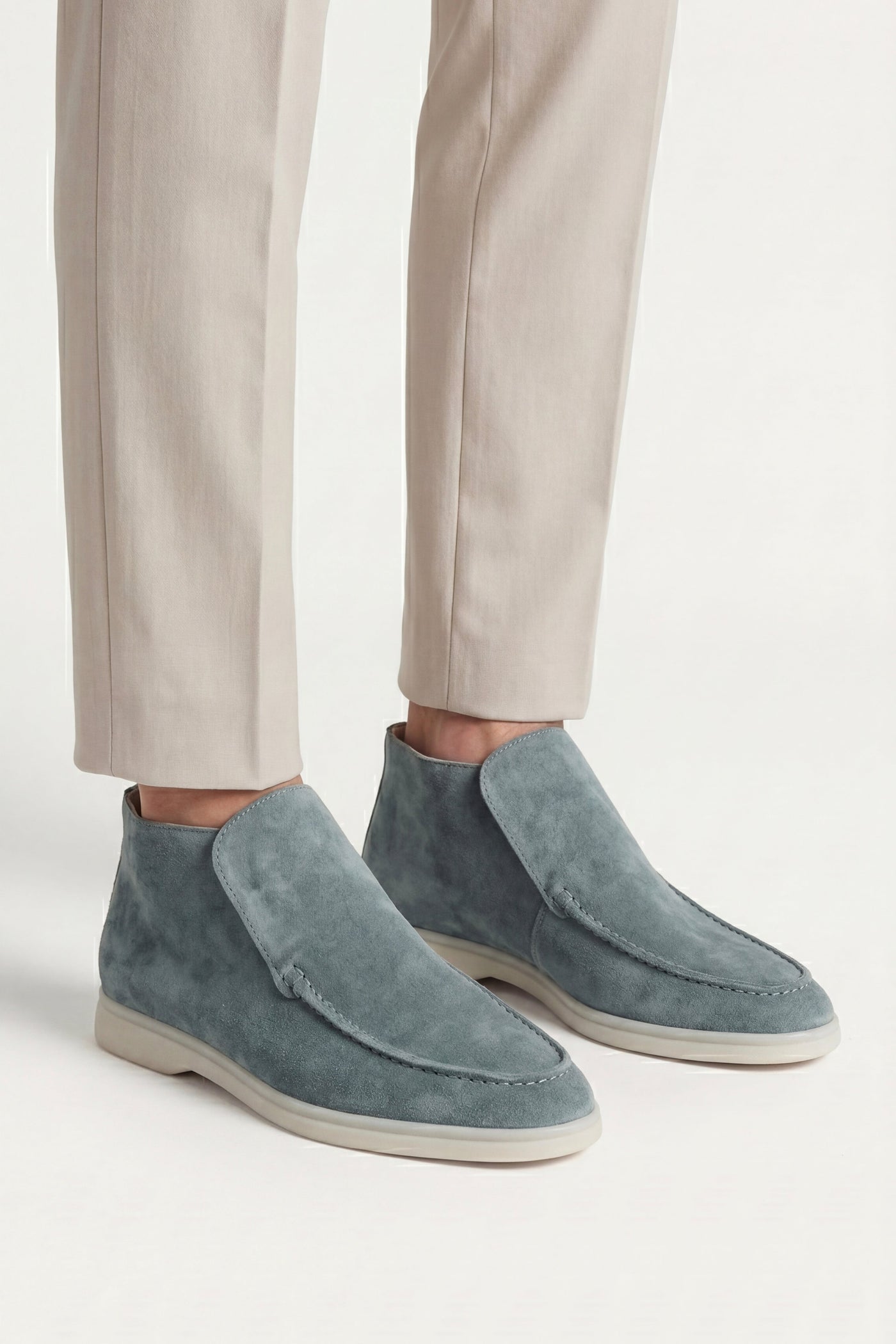 The Diamante Set — Arzano High Top Loafer Mint Green