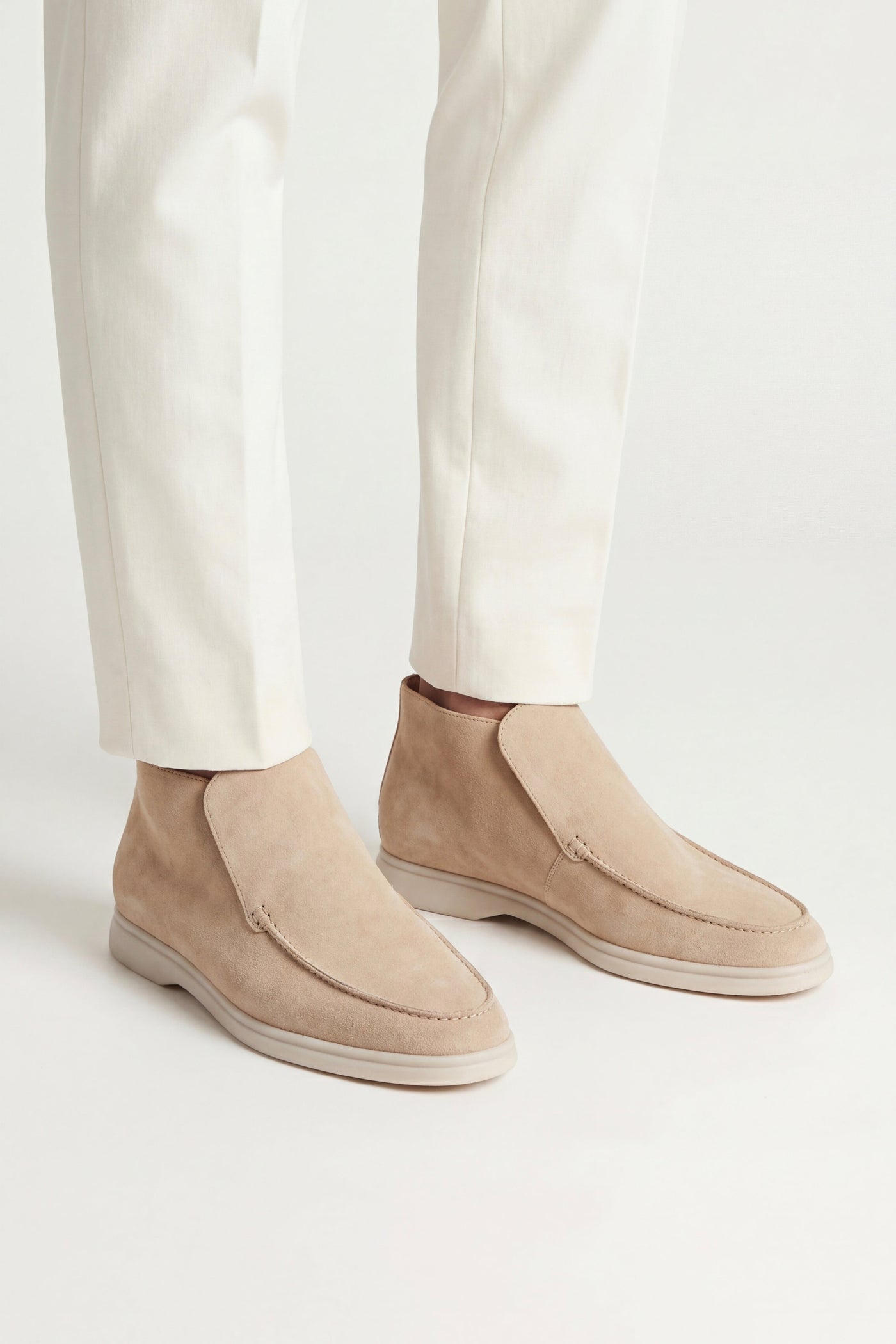 The Agropoli Set — Arzano High Top Loafer Beige