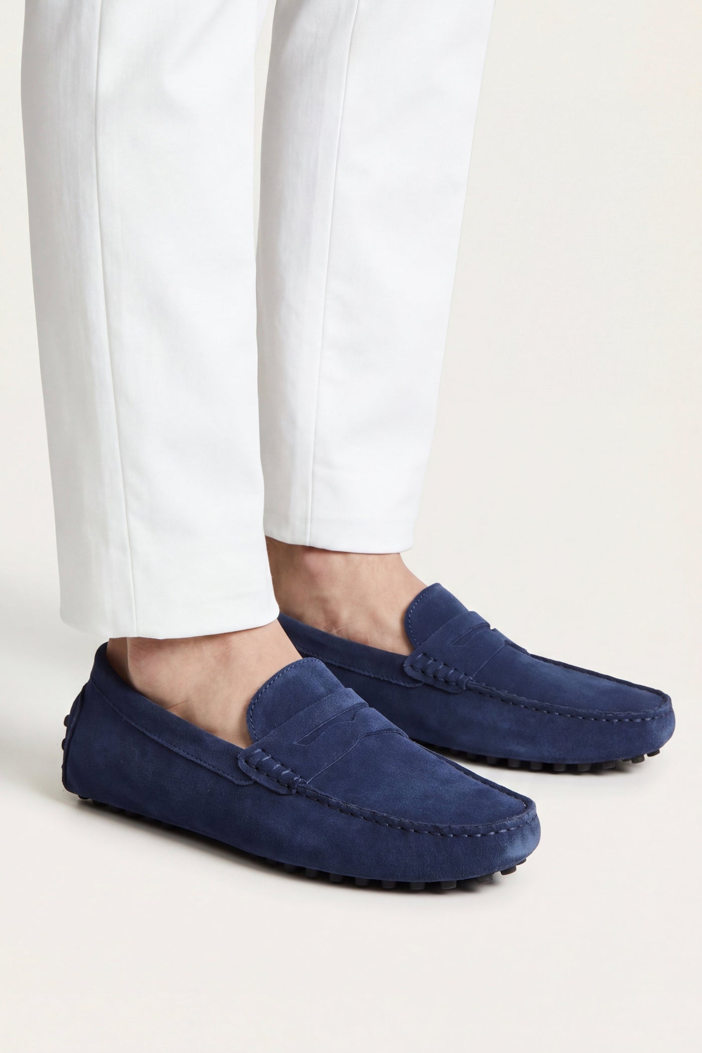 The Paola Set — Ravino Driver Loafer Navy