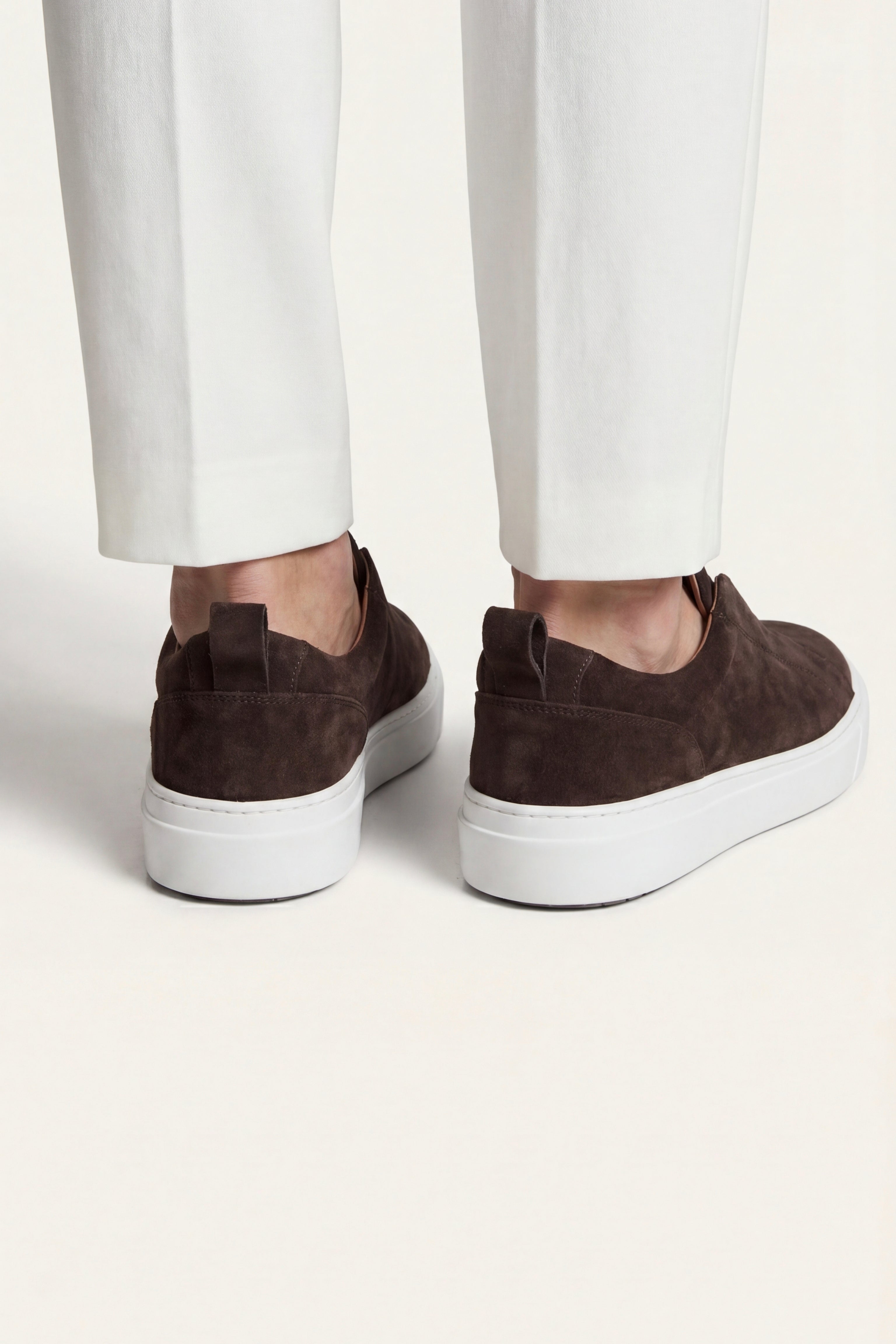 LeoMar V1 Suede Slip-On Brown