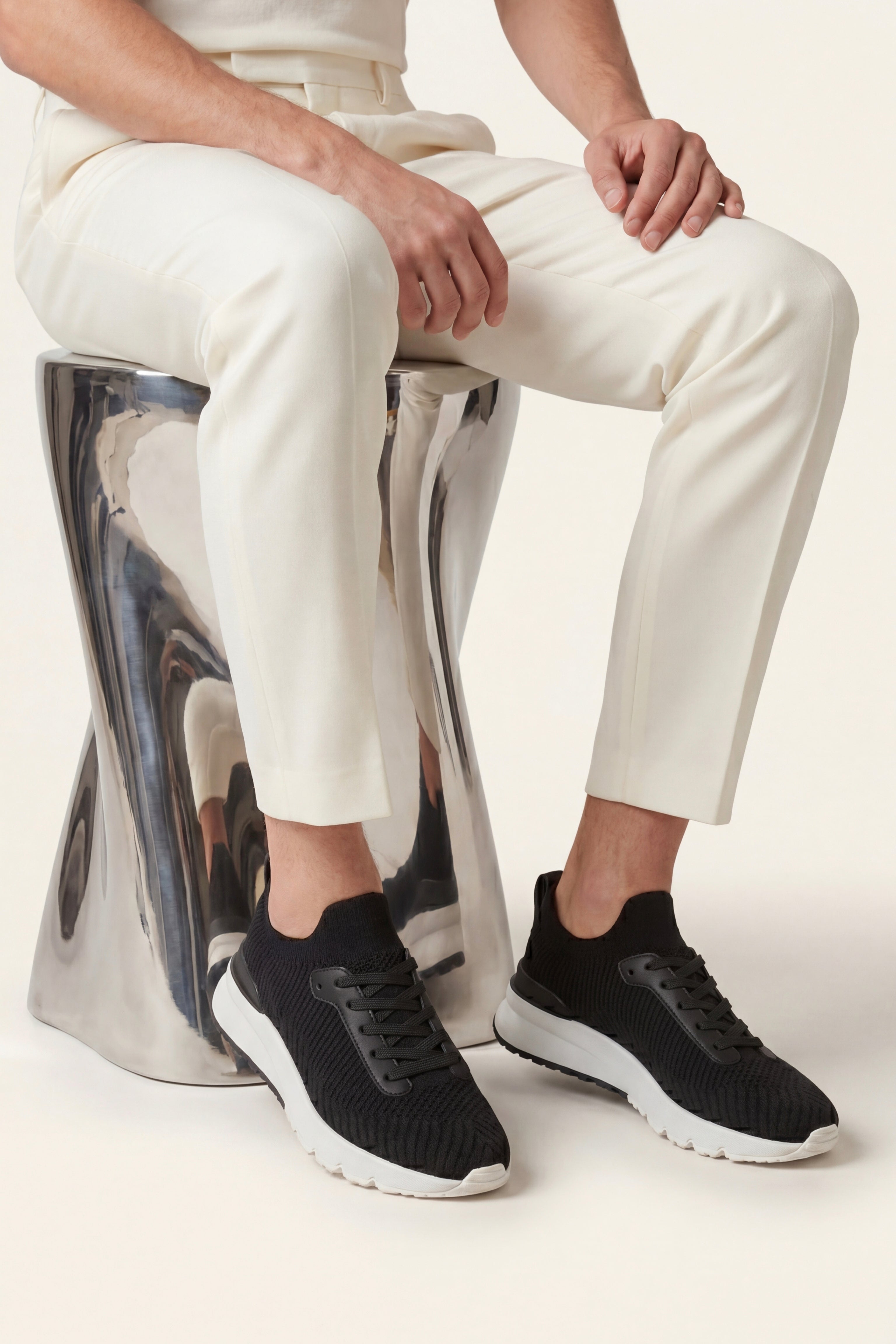 Avelino Mesh Runner Black