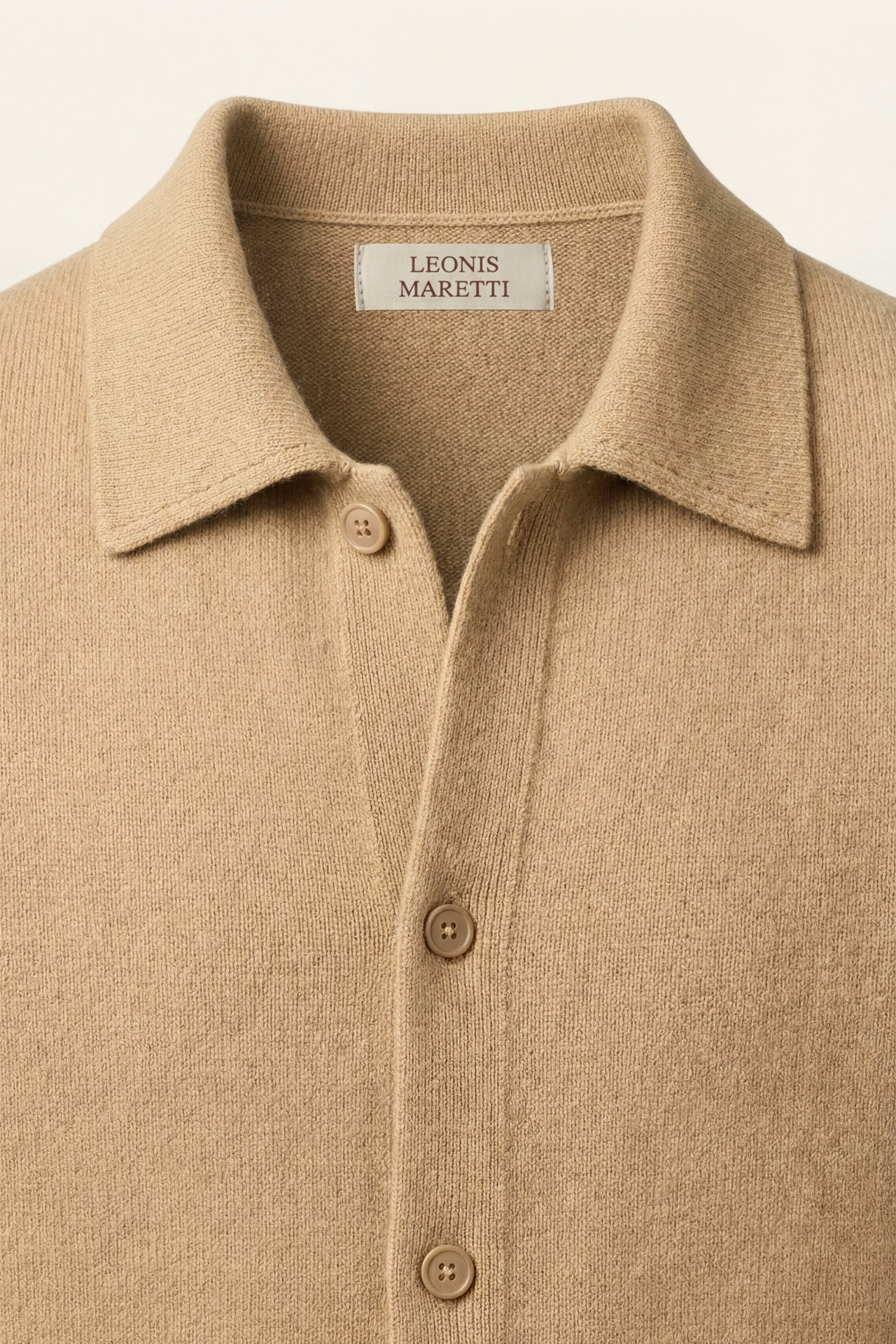 Lorenzo Cashmere Cardigan Camel