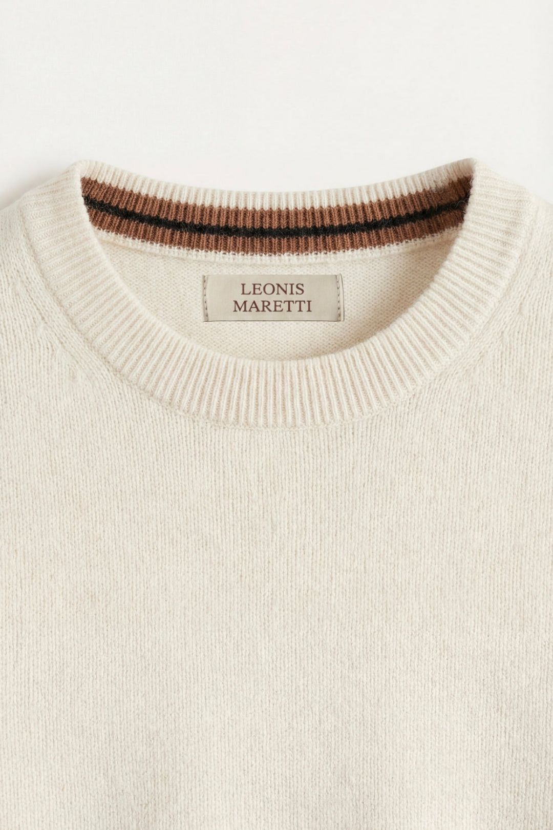 Valeno Cashmere Crewneck Sweater White
