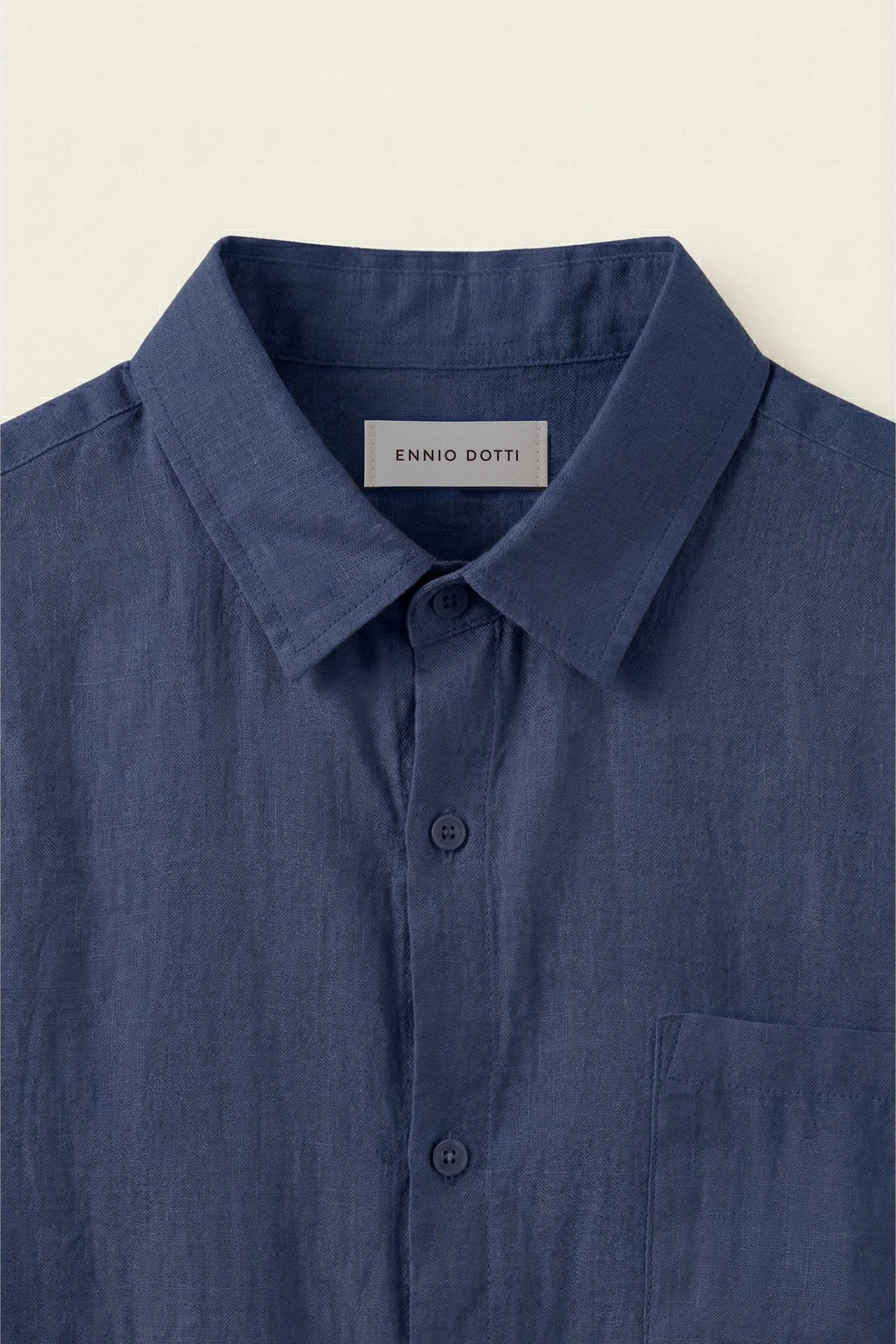 Torino Linen Shirt Blue