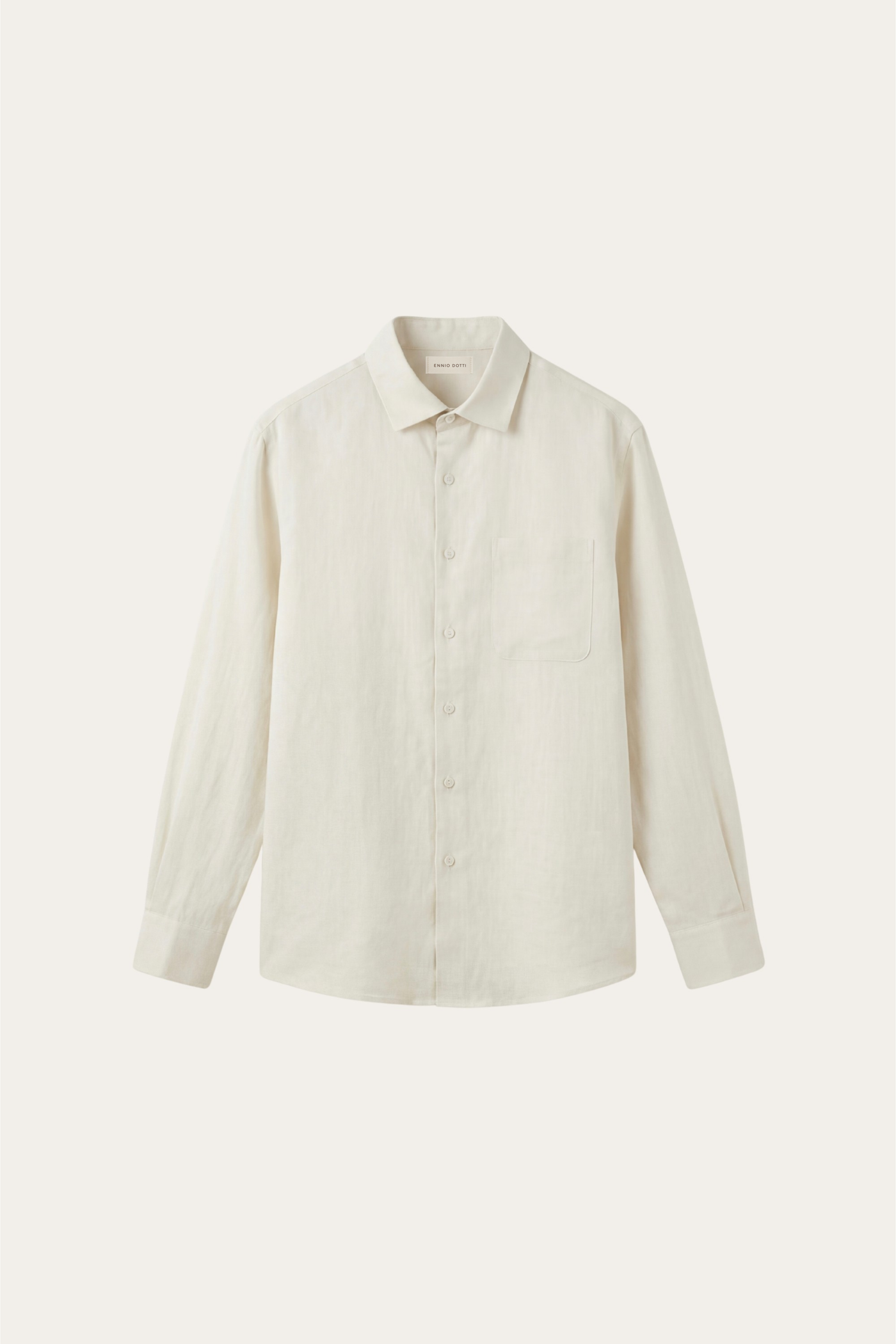 The Klenovica Set — Positano Linen Shirt Cream
