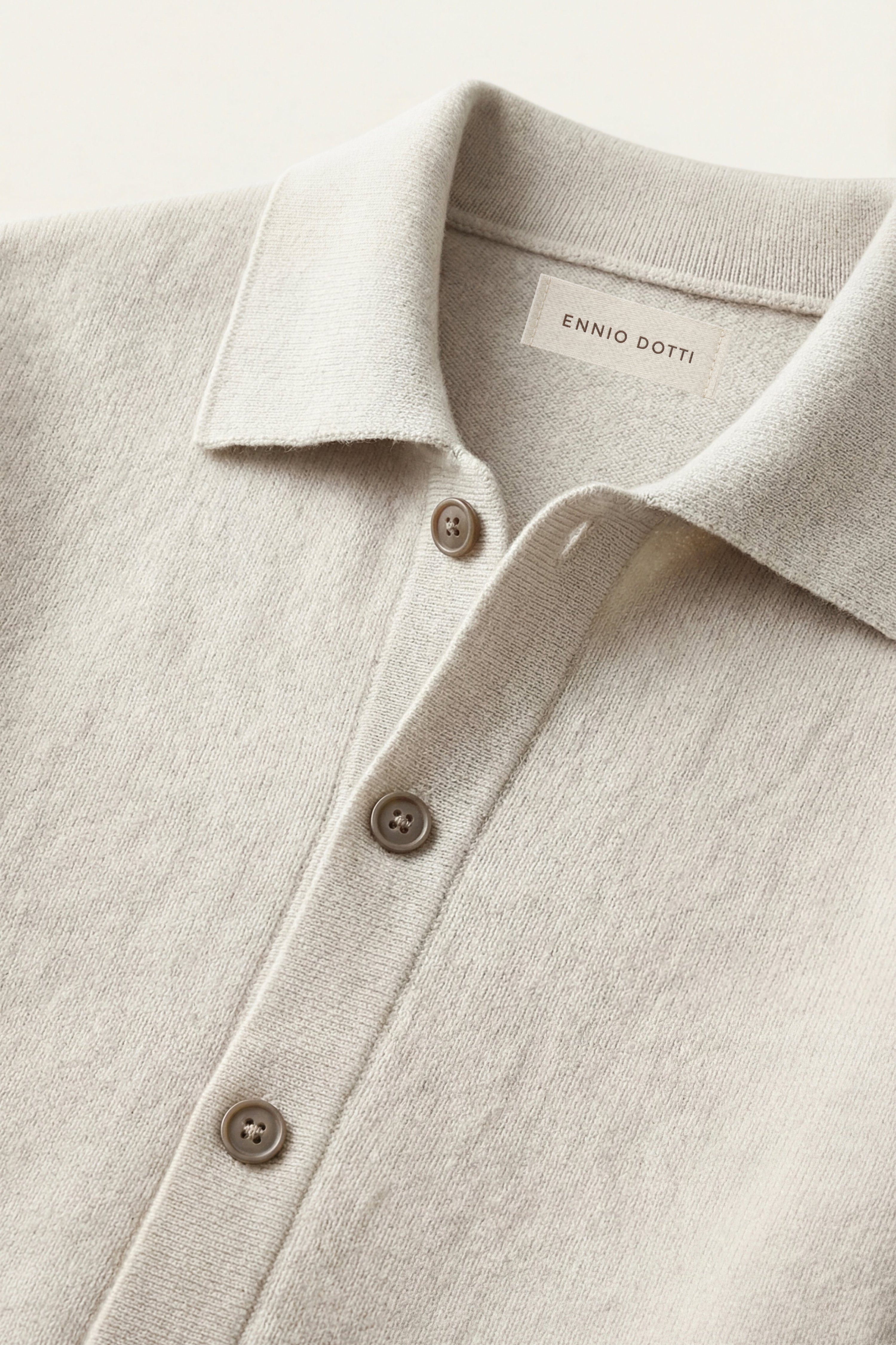 Lorenzo Cashmere Cardigan Ivory