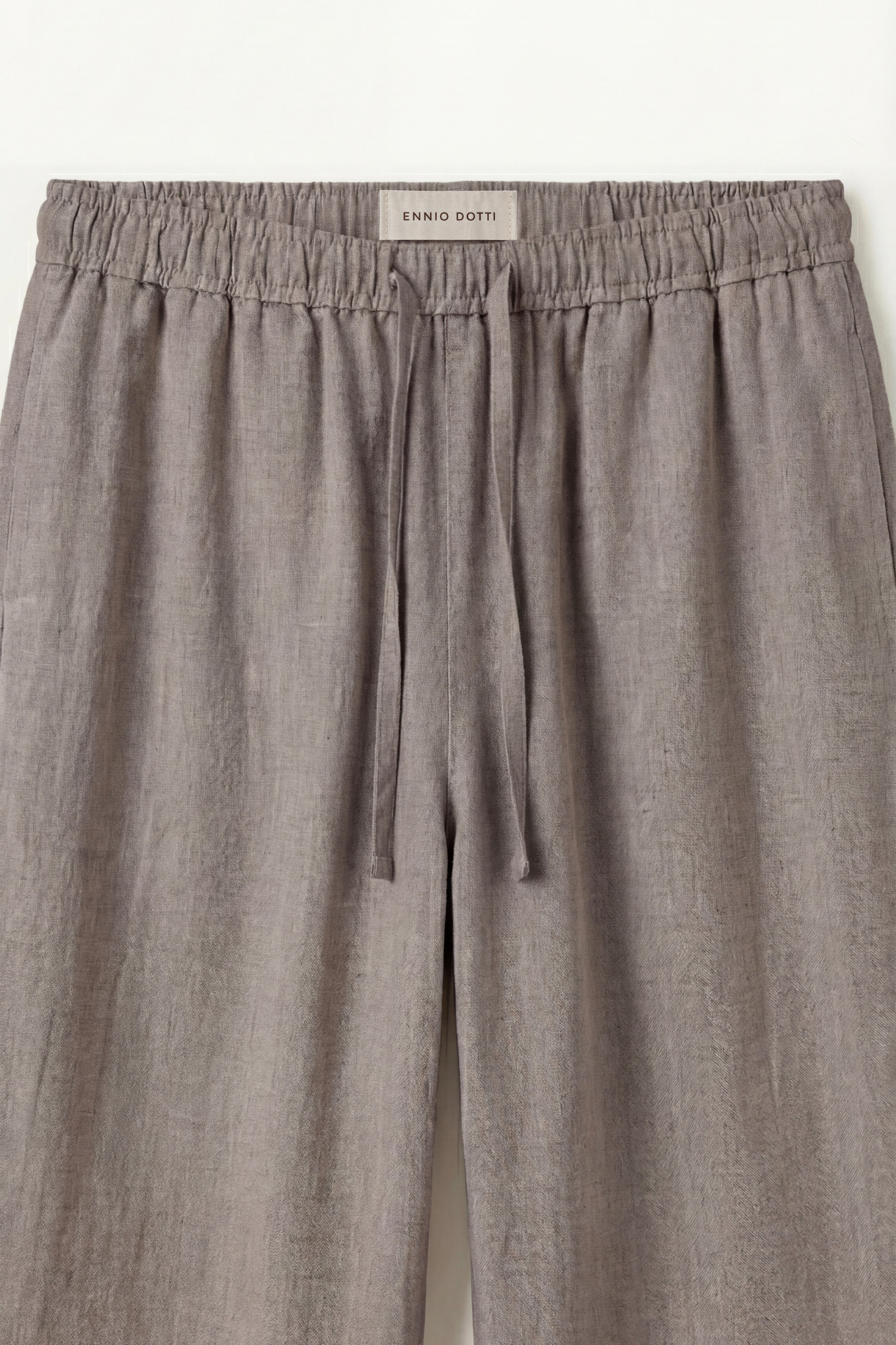 Catania Linen Pantalon Grey