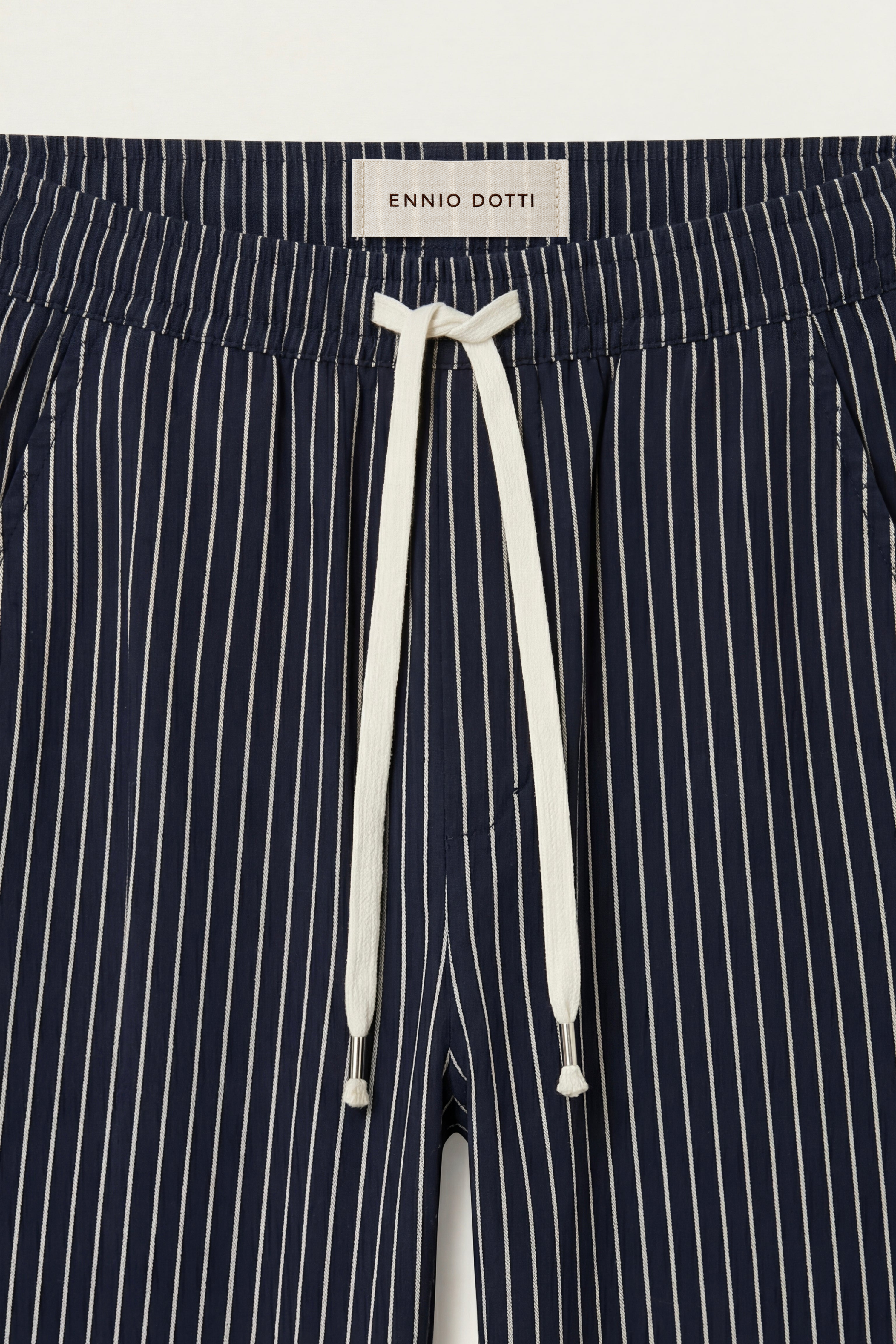 Siena Linen Trousers Navy Stripe