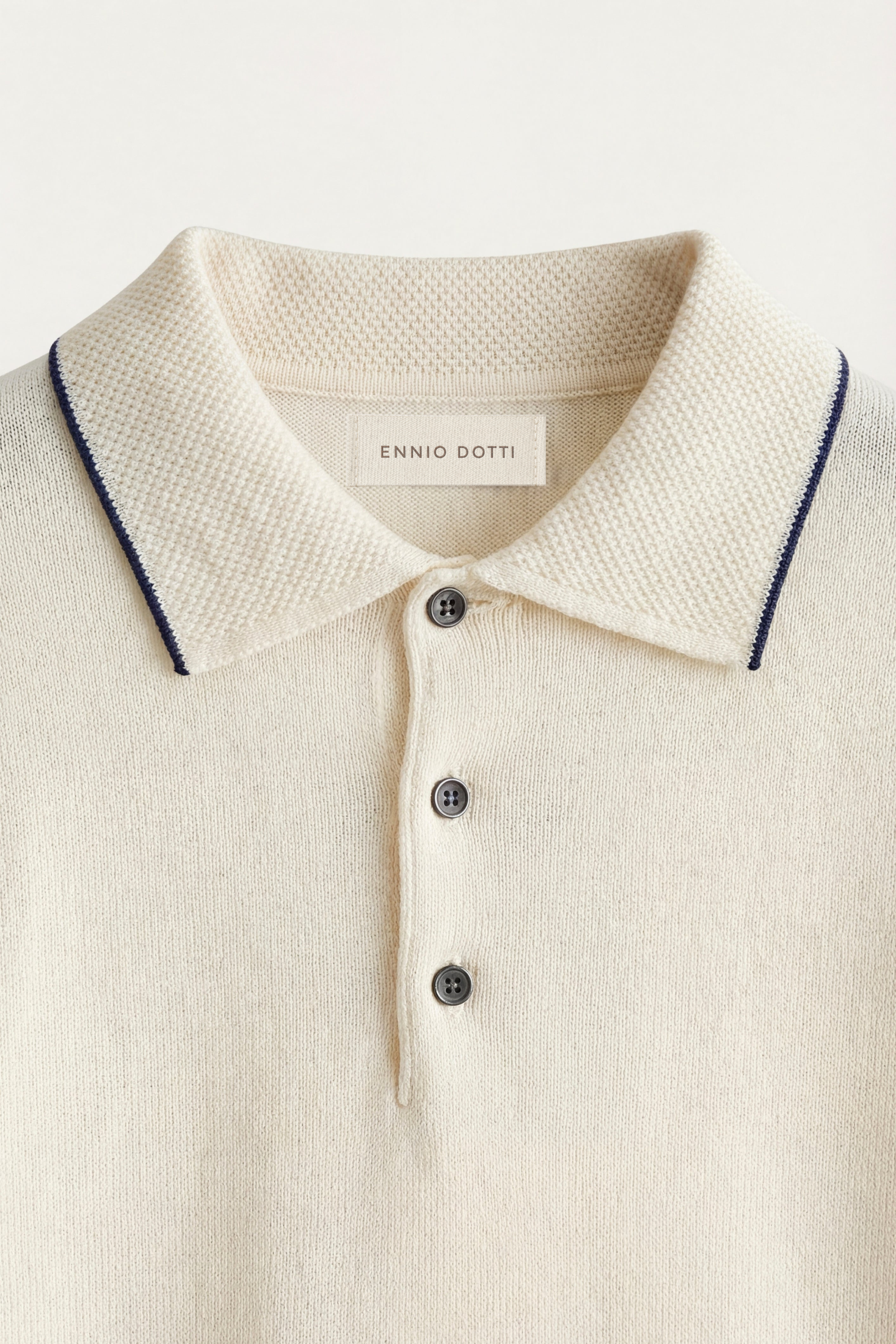 Morino Merino Knit Polo White
