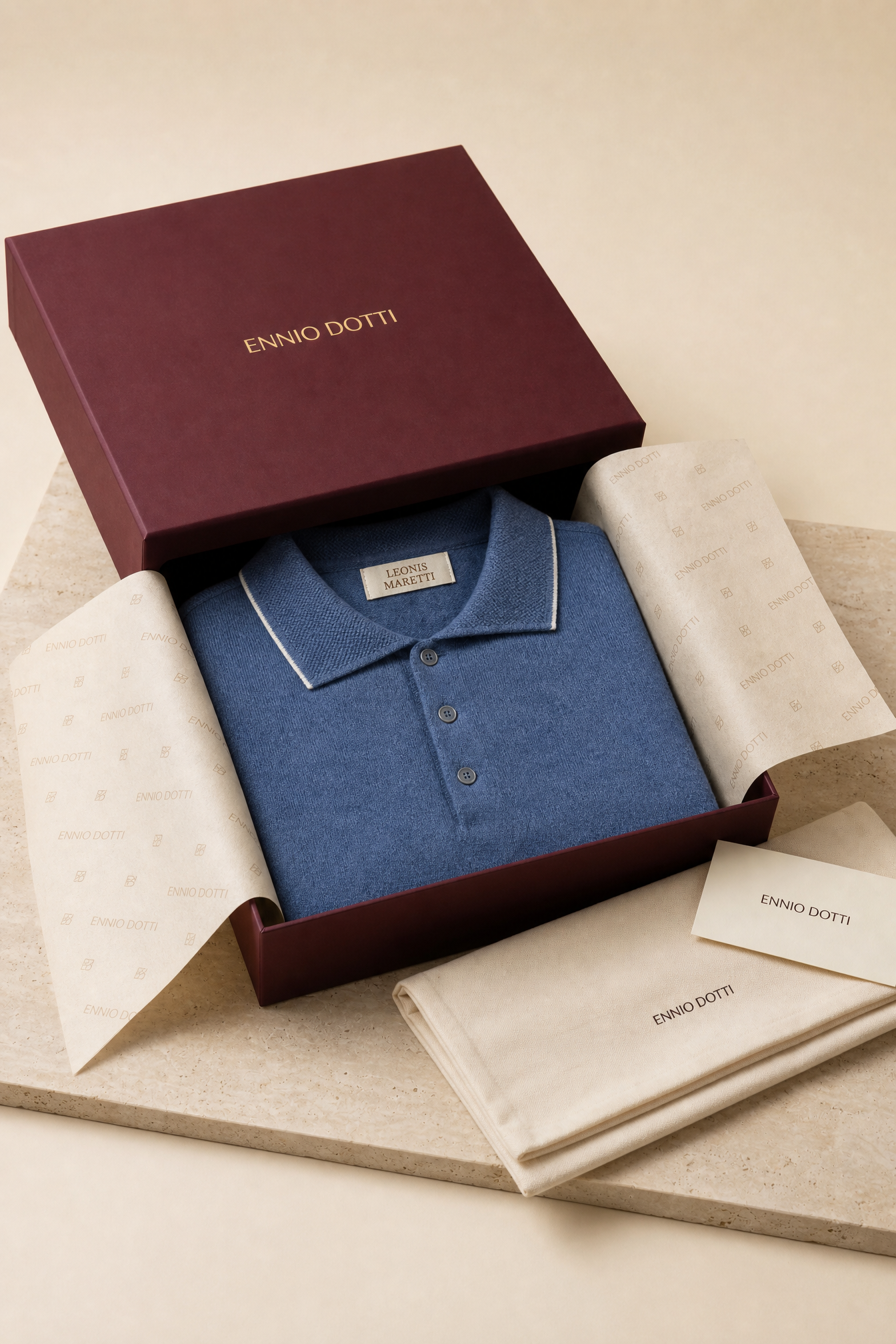 Morino Merino Knit Polo Gao Guilan