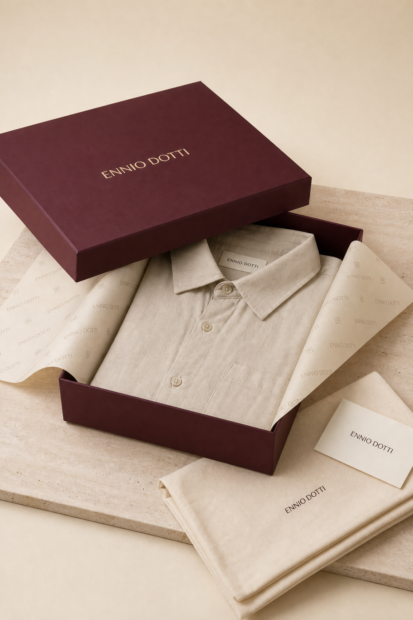 Torino Linen Shirt Beige