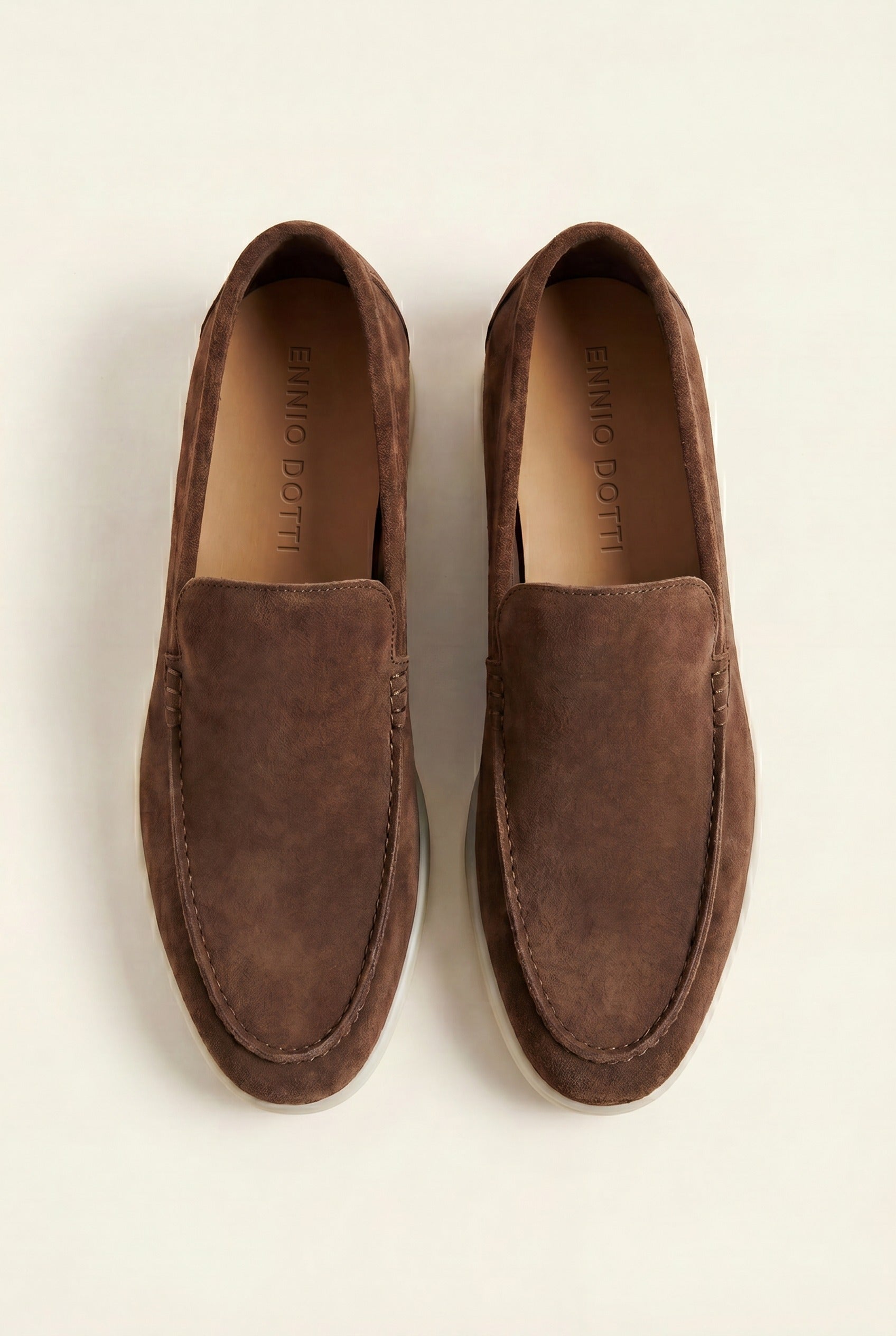Leonis Suede Loafers Brown