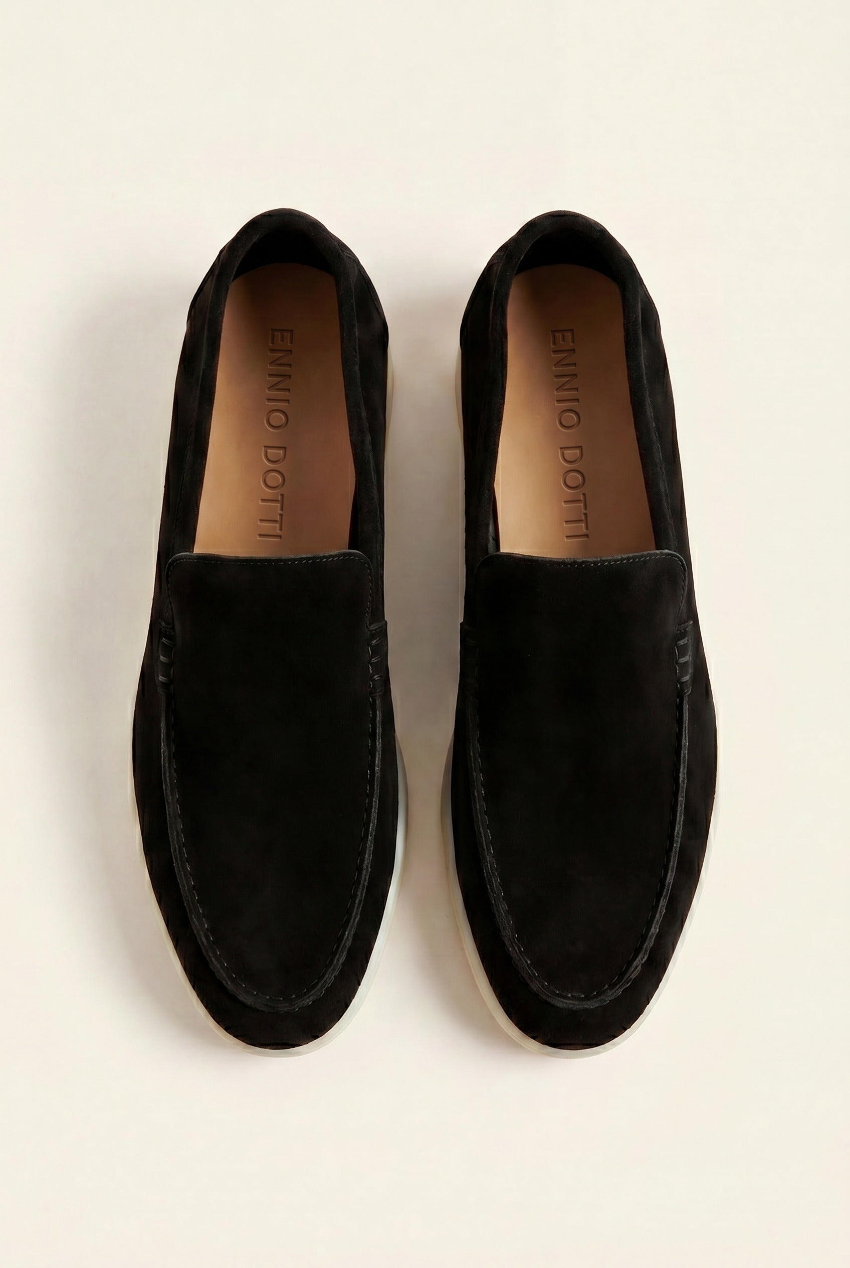 Leonis Suede Loafers Black