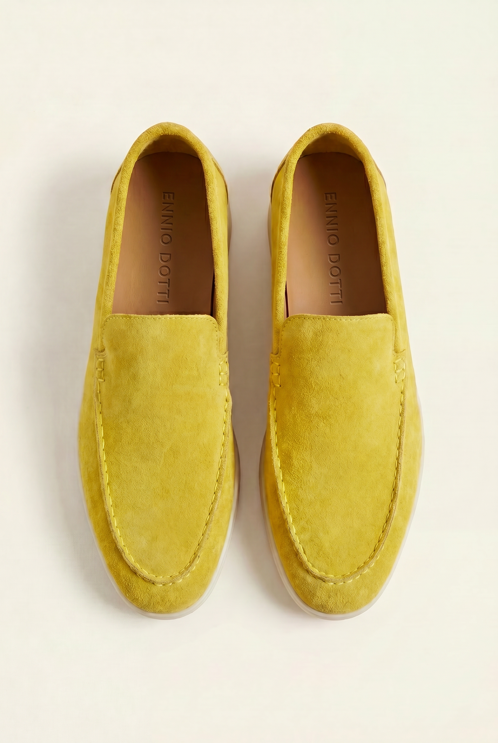 Leonis Suede Loafers Yellow