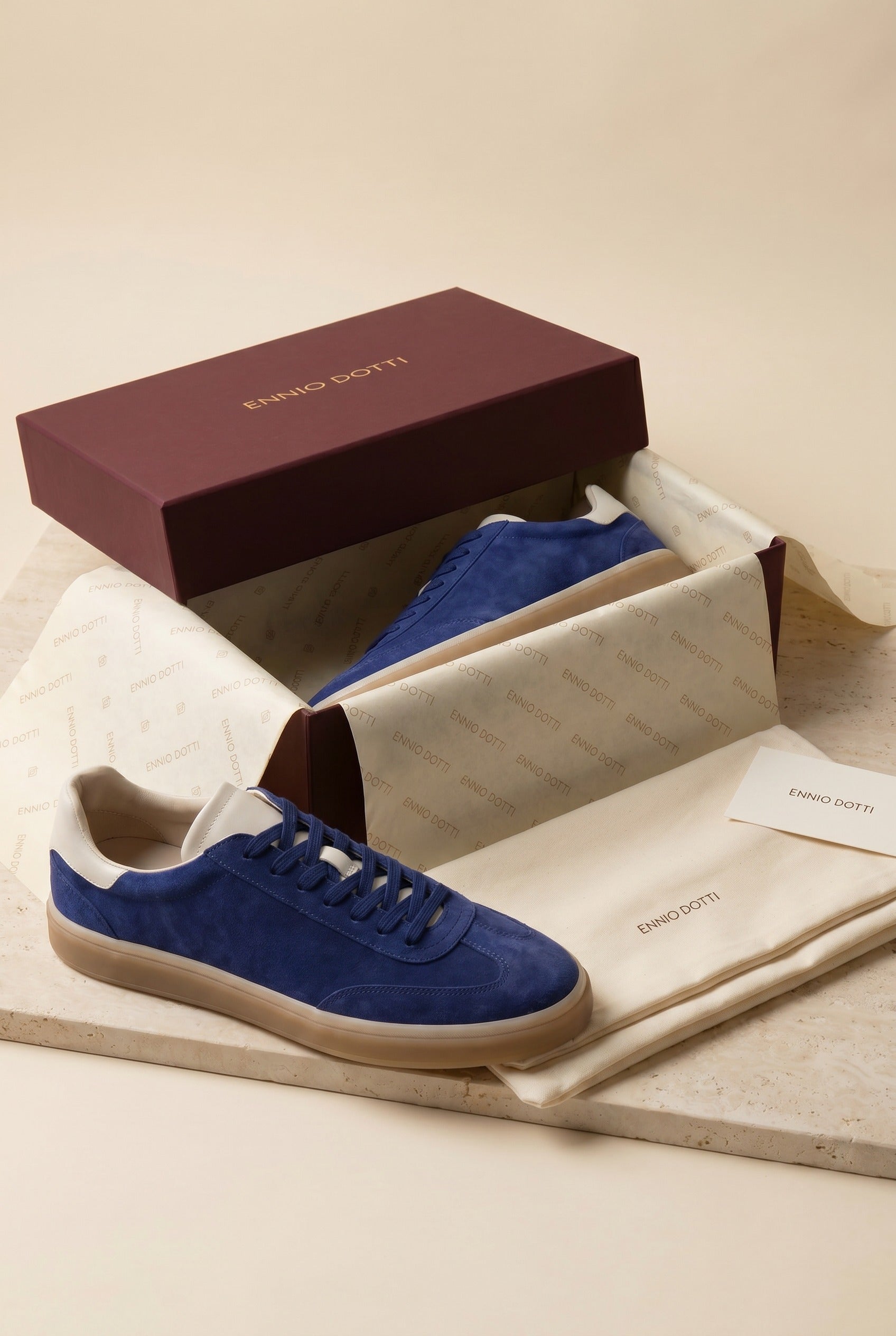 Lucca Summer Walk Sneaker Navy