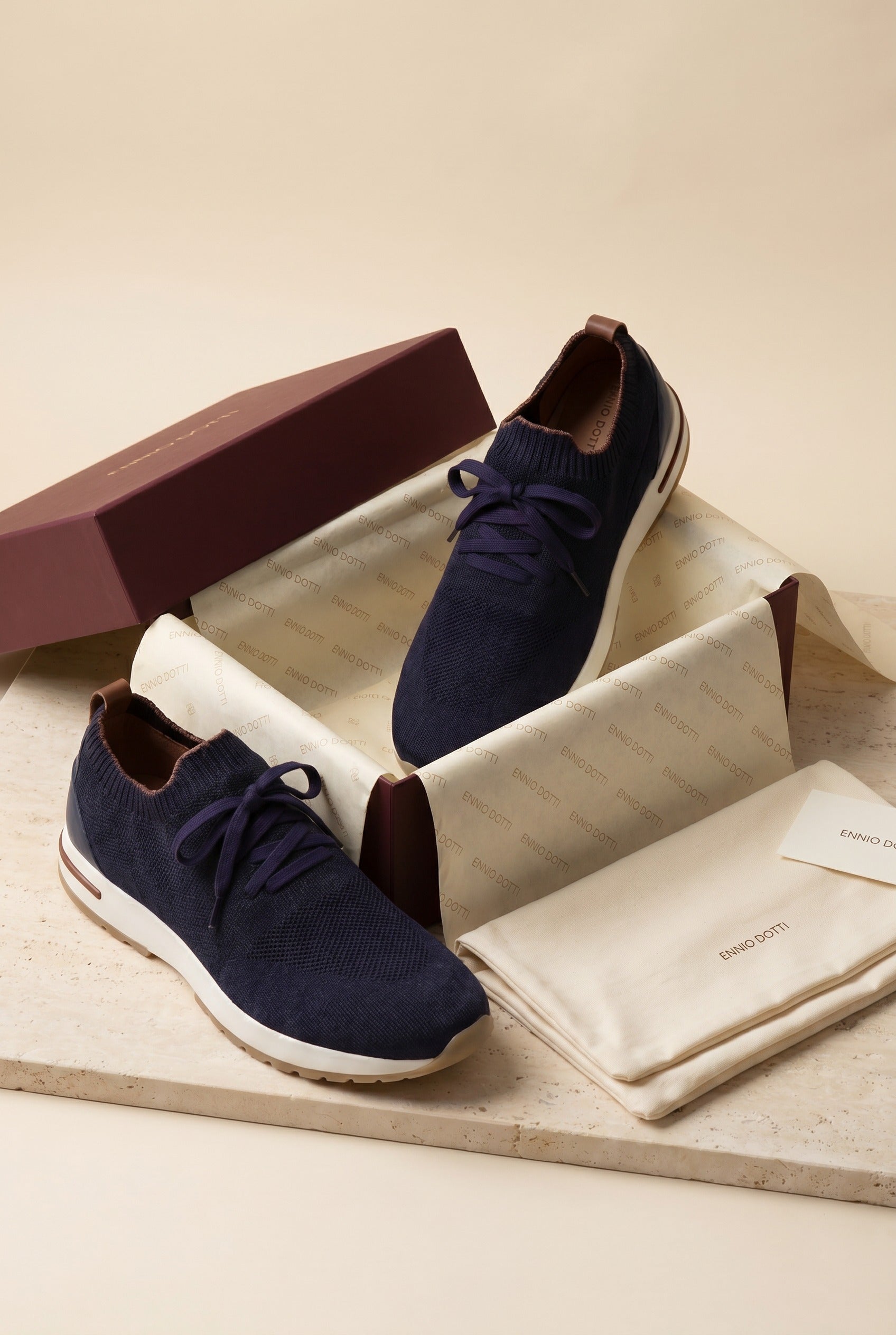 Solano Mesh Slip-On Dark Blue