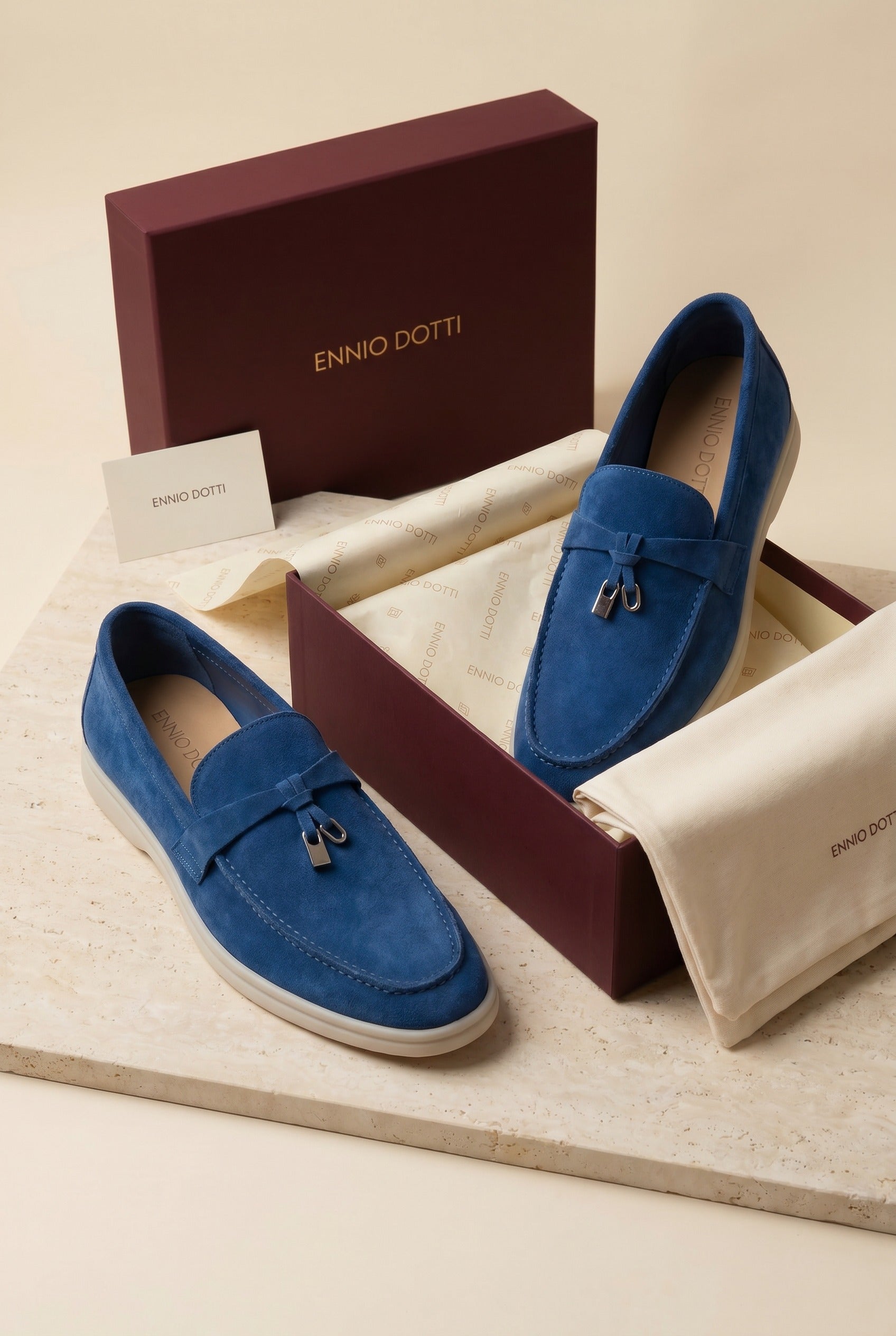 Leonis Buckle Loafer Royal Blue