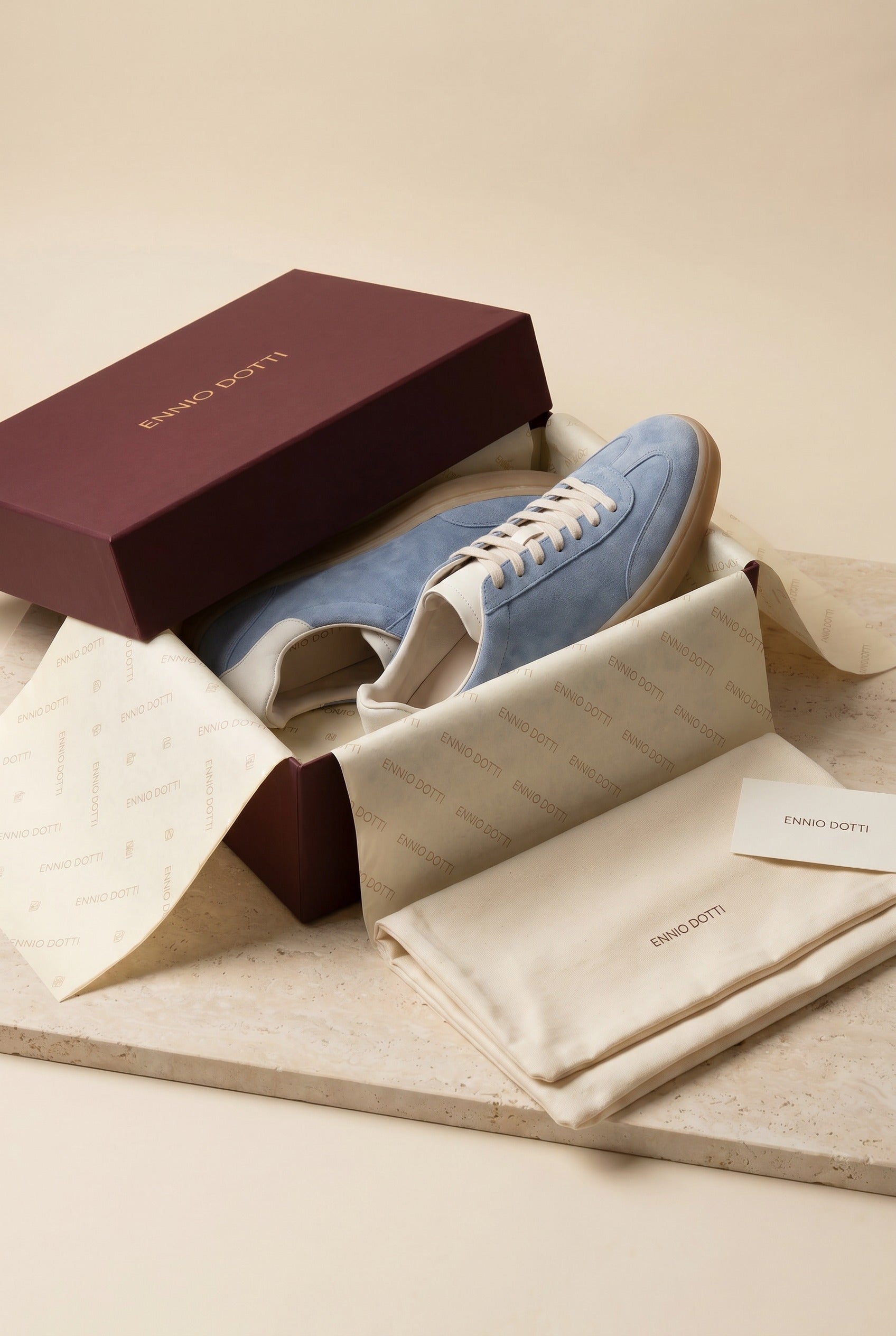 Lucca Summer Walk Sneaker Light Blue