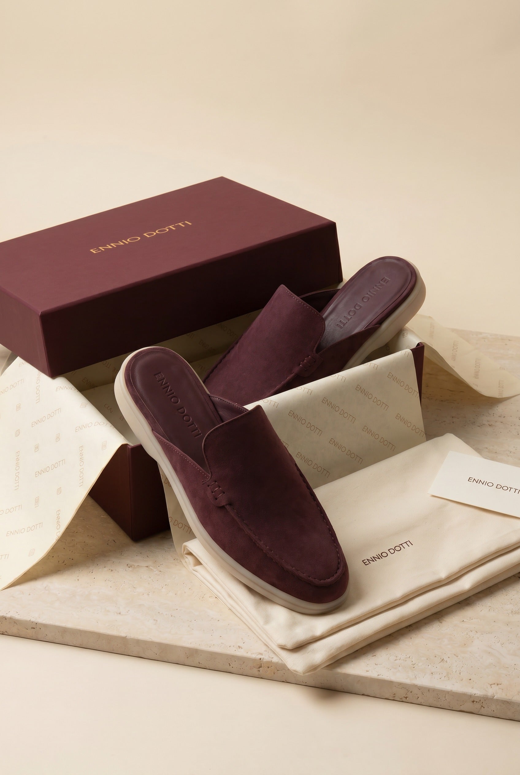 Maretti Mule Burgundy