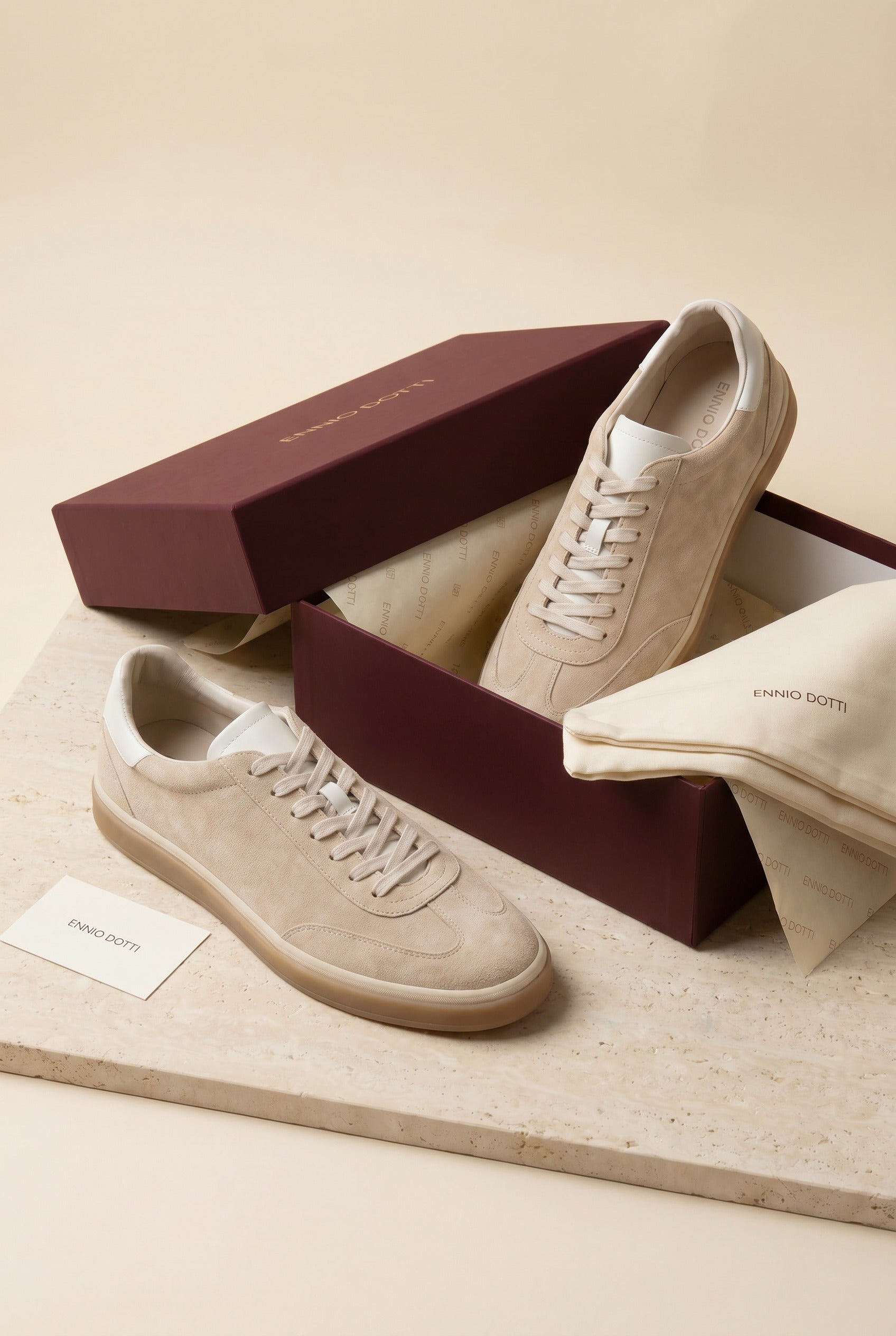 Lucca Summer Walk Sneaker Beige