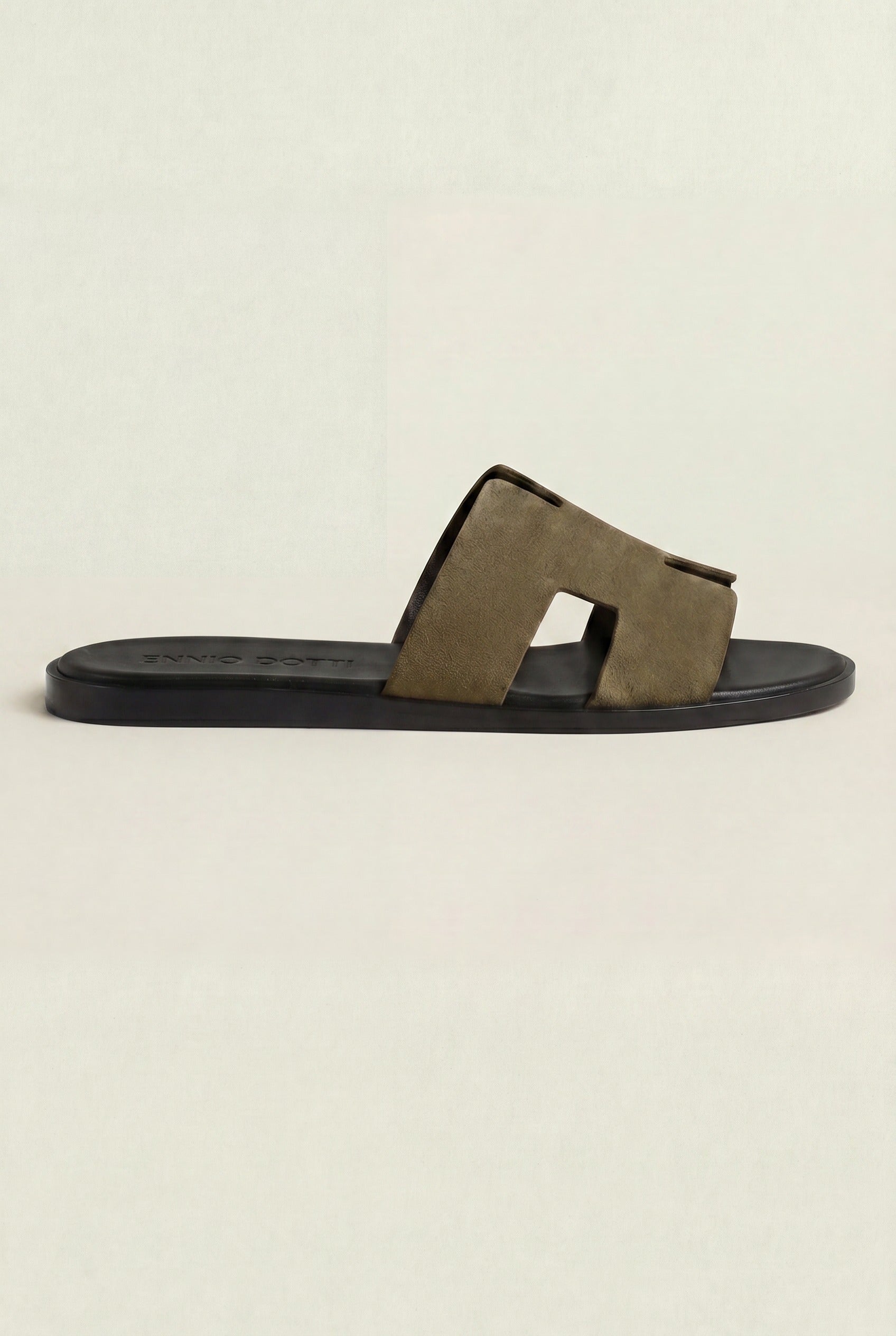 Matera Suede Sandal Olive